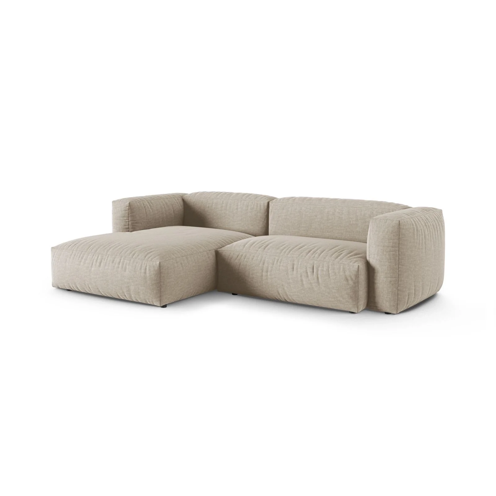 Martina modulares Ecksofa, Linke Seite, Sitztiefe 90 cm, aus Samt, Cord, Boucle oder Strukturstoff, 280x176 cm - Image 39