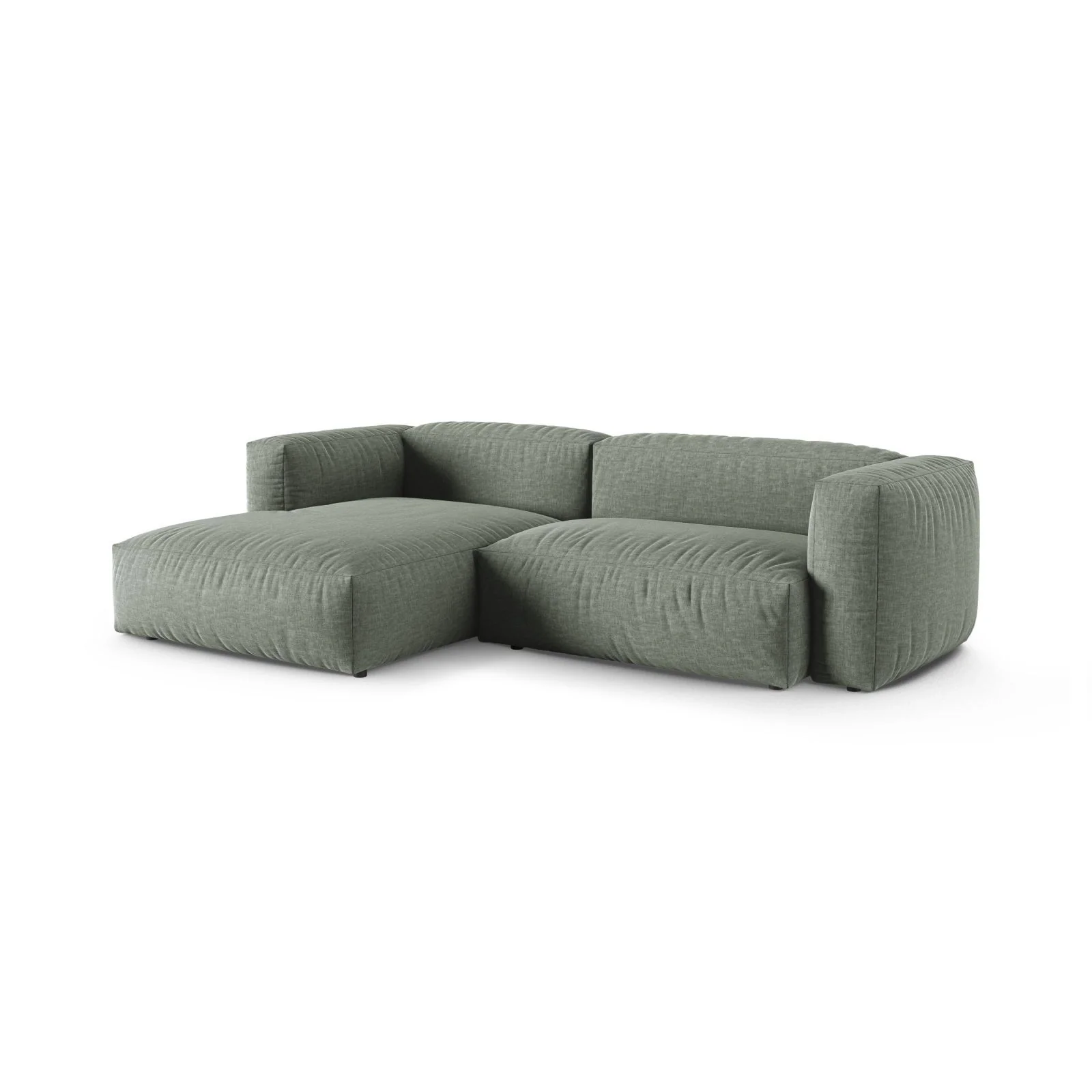 Martina modulares Ecksofa, Linke Seite, Sitztiefe 90 cm, aus Samt, Cord, Boucle oder Strukturstoff, 280x176 cm - Image 45