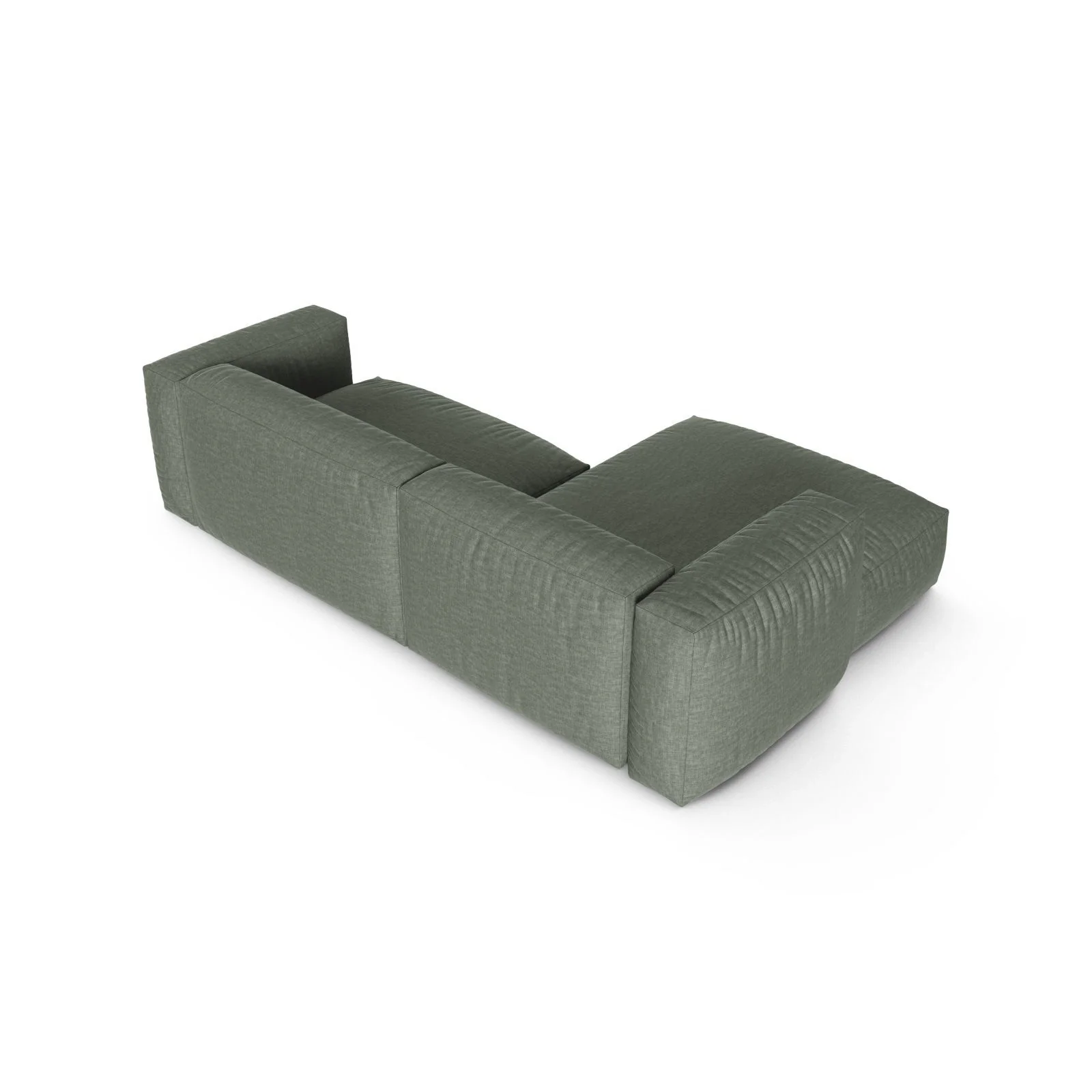 Martina modulares Ecksofa, Linke Seite, Sitztiefe 90 cm, aus Samt, Cord, Boucle oder Strukturstoff, 280x176 cm - Image 47