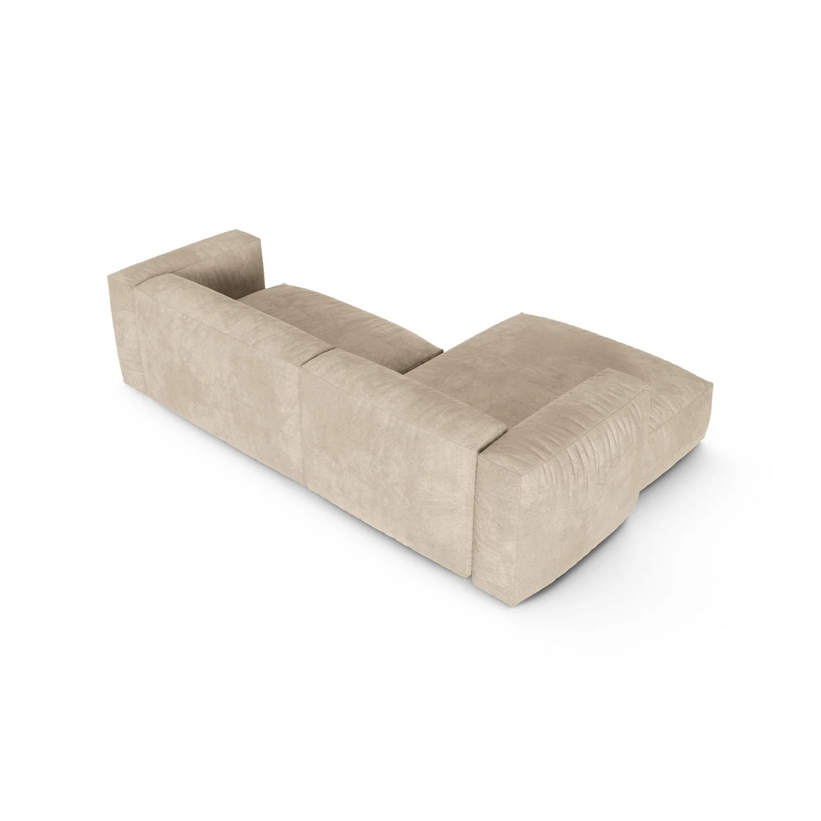 Martina modulares Ecksofa, Linke Seite, Sitztiefe 90 cm, aus Samt, Cord, Boucle oder Strukturstoff, 280x176 cm - Image 5