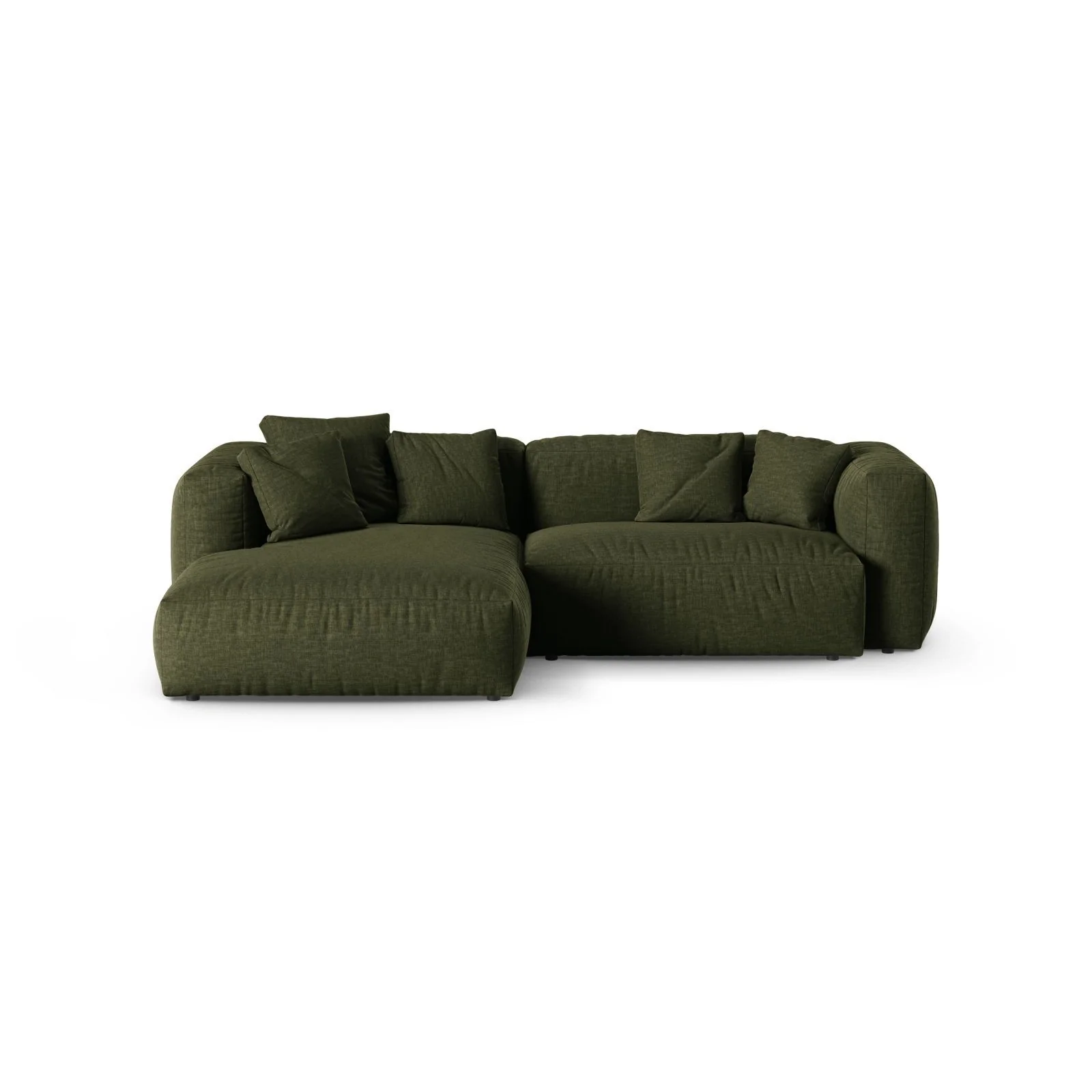 Martina modulares Ecksofa, Linke Seite, Sitztiefe 90 cm, aus Samt, Cord, Boucle oder Strukturstoff, 280x176 cm - Image 67