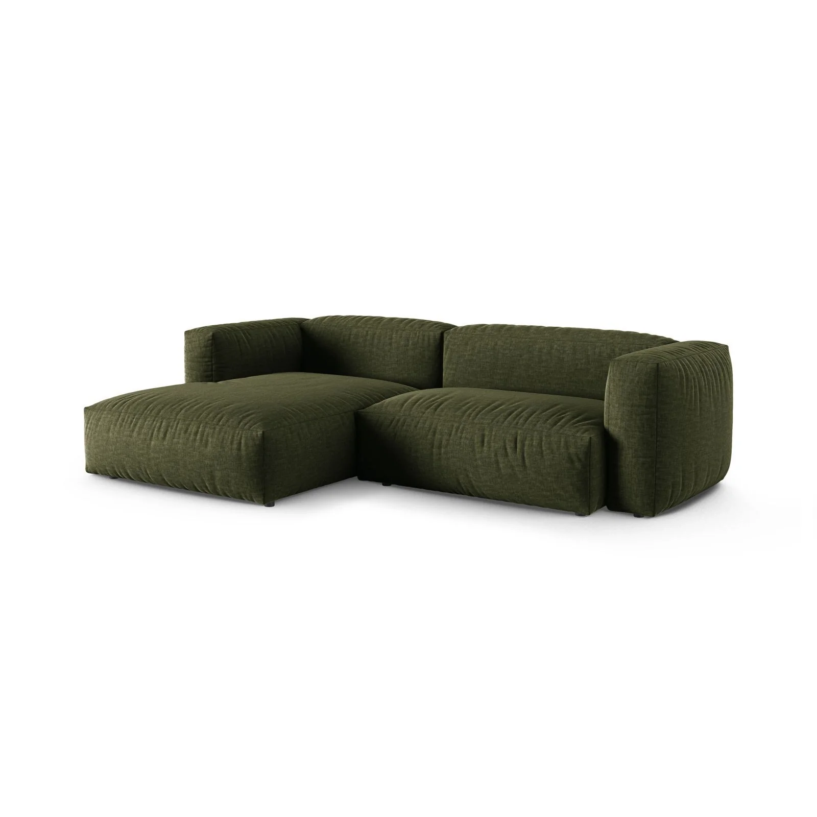 Martina modulares Ecksofa, Linke Seite, Sitztiefe 90 cm, aus Samt, Cord, Boucle oder Strukturstoff, 280x176 cm - Image 69