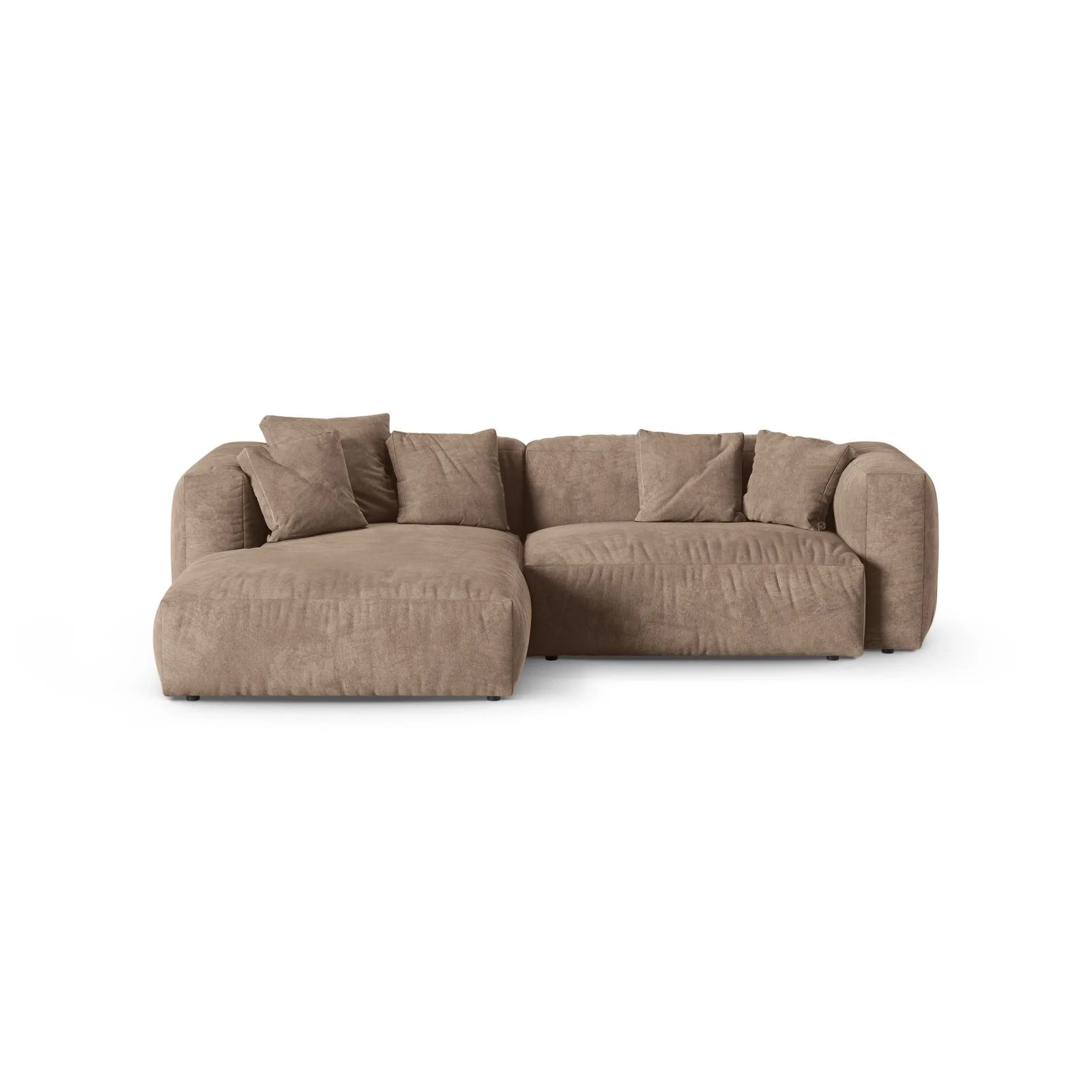 Martina modulares Ecksofa, Linke Seite, Sitztiefe 90 cm, aus Samt, Cord, Boucle oder Strukturstoff, 280x176 cm - Image 7