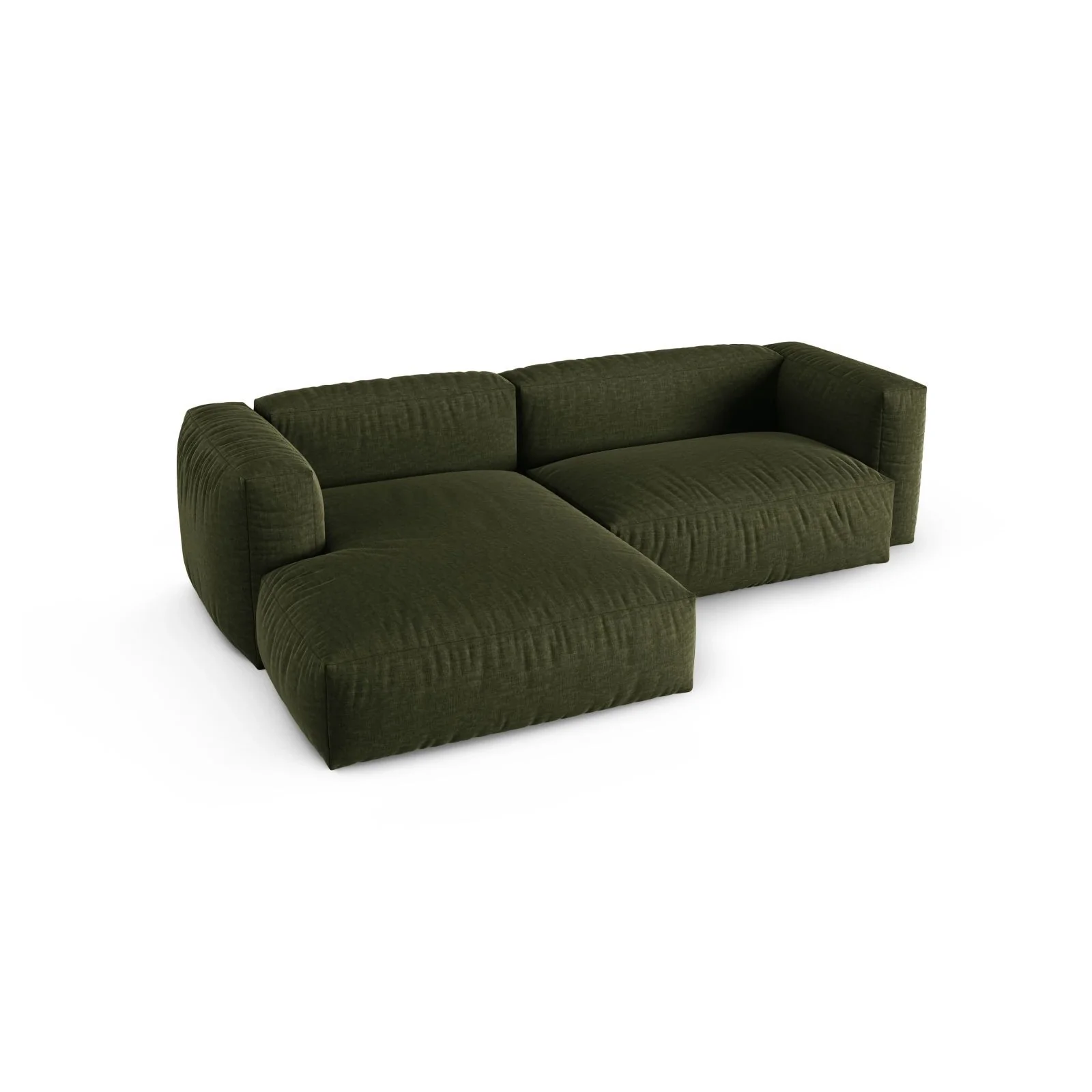 Martina modulares Ecksofa, Linke Seite, Sitztiefe 90 cm, aus Samt, Cord, Boucle oder Strukturstoff, 280x176 cm - Image 70