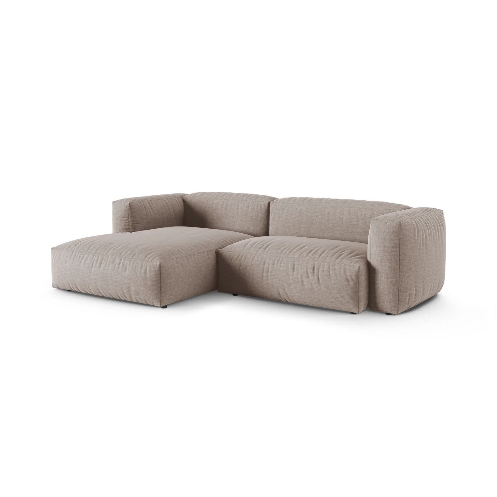 Martina modulares Ecksofa, Linke Seite, Sitztiefe 90 cm, aus Samt, Cord, Boucle oder Strukturstoff, 280x176 cm - Image 75