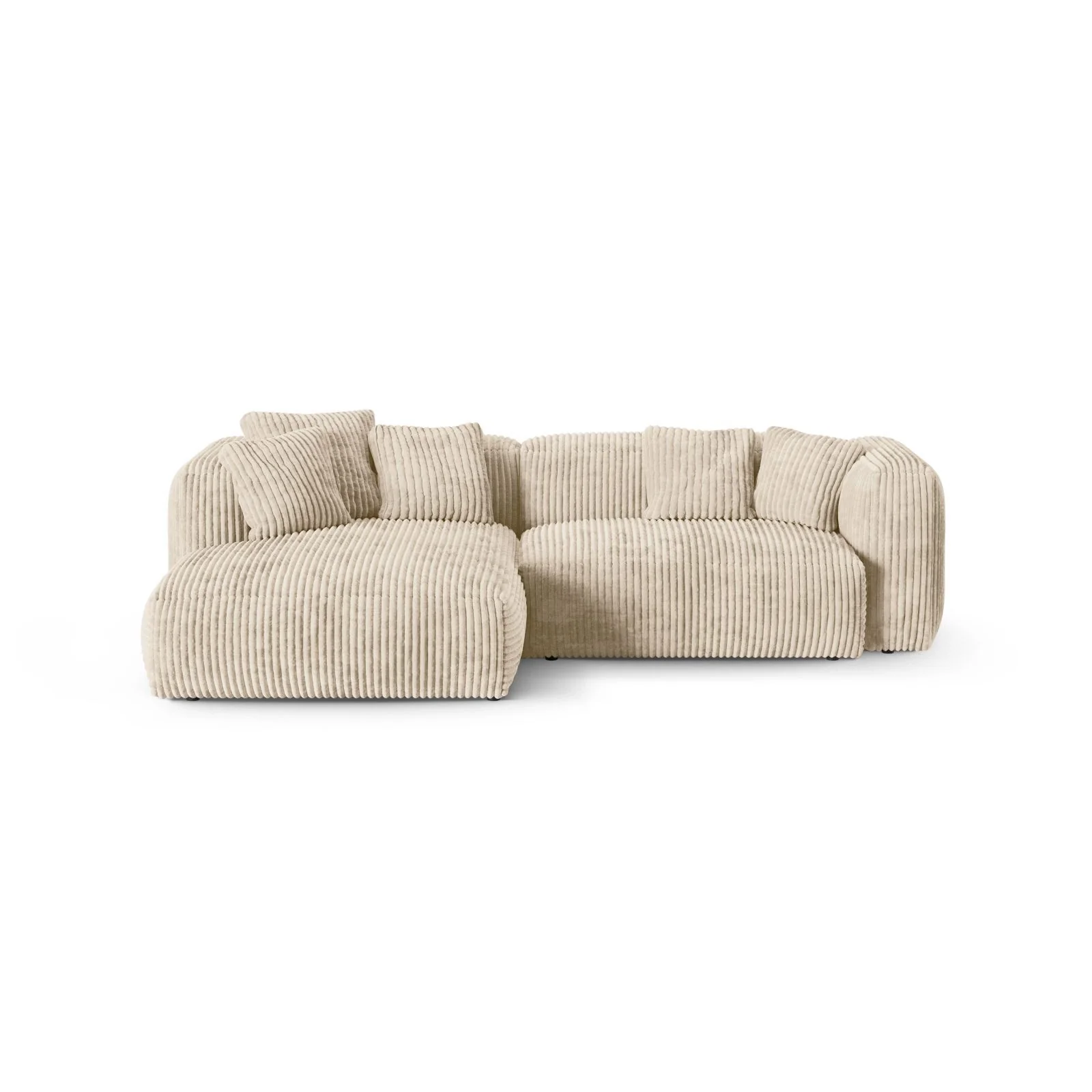 Martina modulares Ecksofa, Linke Seite, Sitztiefe 90 cm, aus Samt, Cord, Boucle oder Strukturstoff, 280x176 cm - Image 79