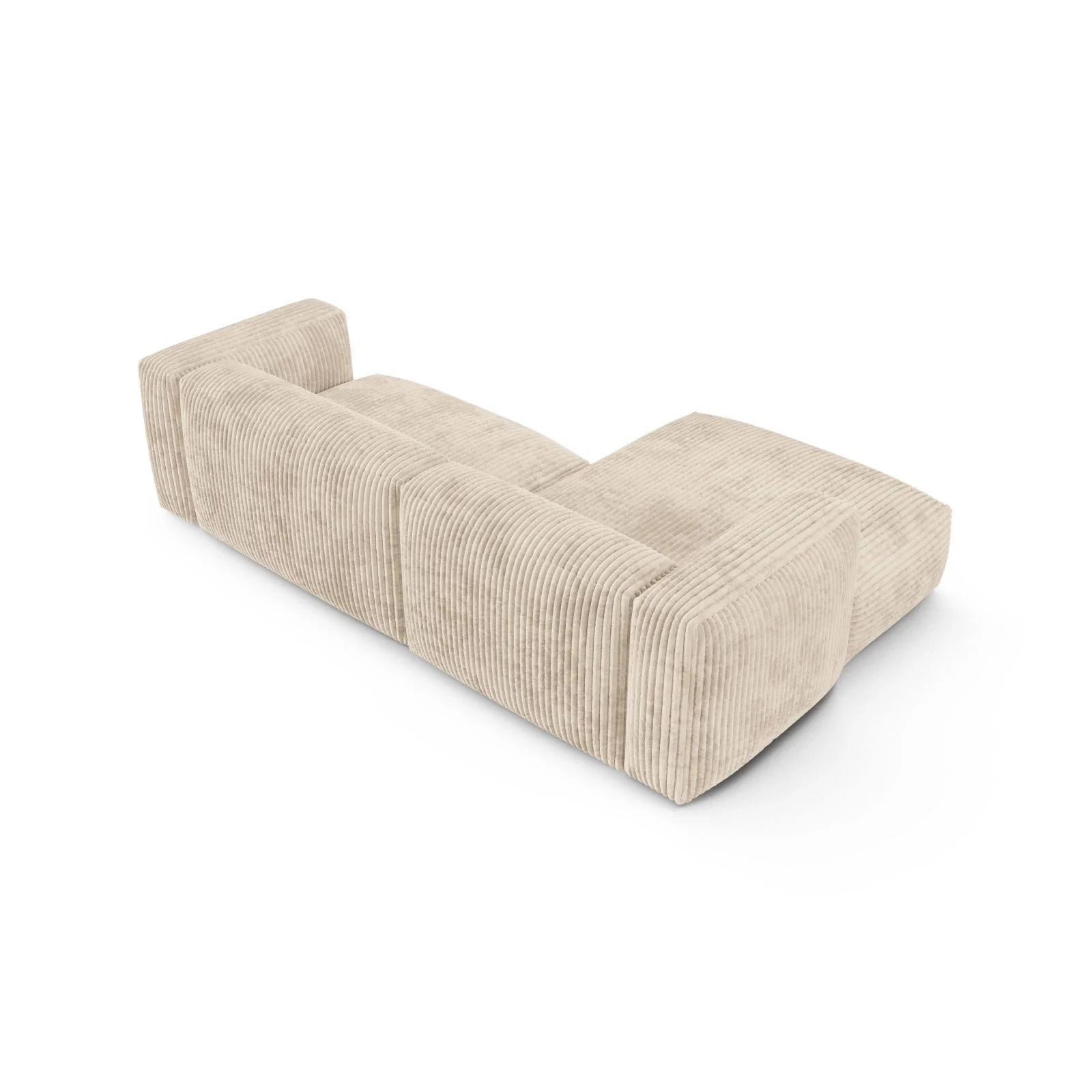 Martina modulares Ecksofa, Linke Seite, Sitztiefe 90 cm, aus Samt, Cord, Boucle oder Strukturstoff, 280x176 cm - Image 83
