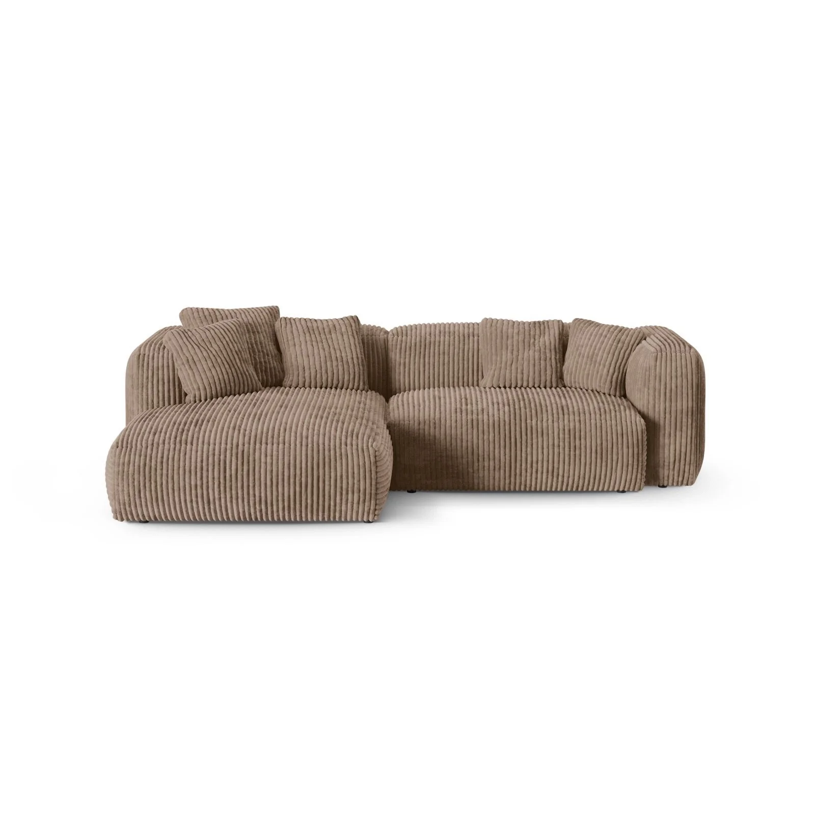 Martina modulares Ecksofa, Linke Seite, Sitztiefe 90 cm, aus Samt, Cord, Boucle oder Strukturstoff, 280x176 cm - Image 85