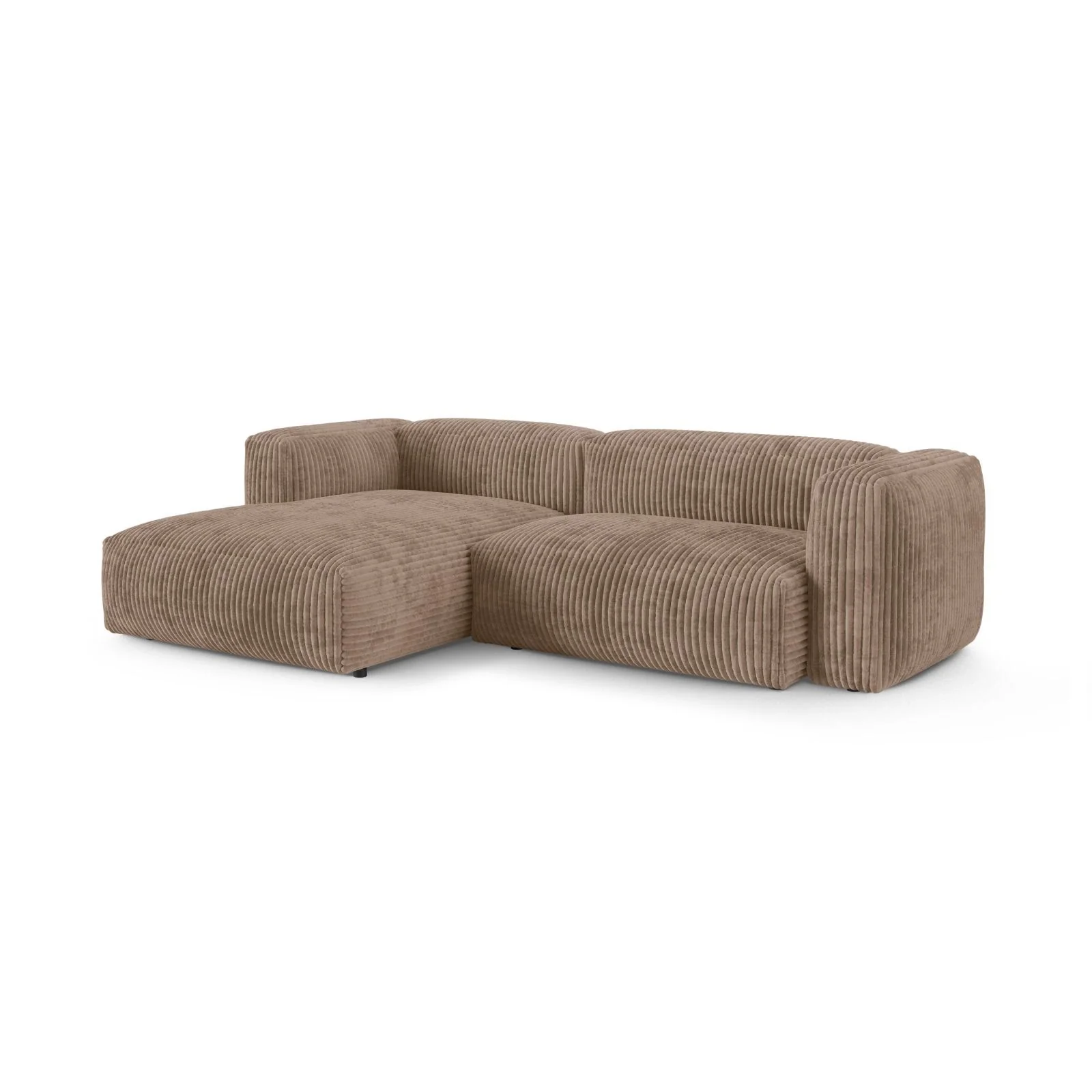 Martina modulares Ecksofa, Linke Seite, Sitztiefe 90 cm, aus Samt, Cord, Boucle oder Strukturstoff, 280x176 cm - Image 87