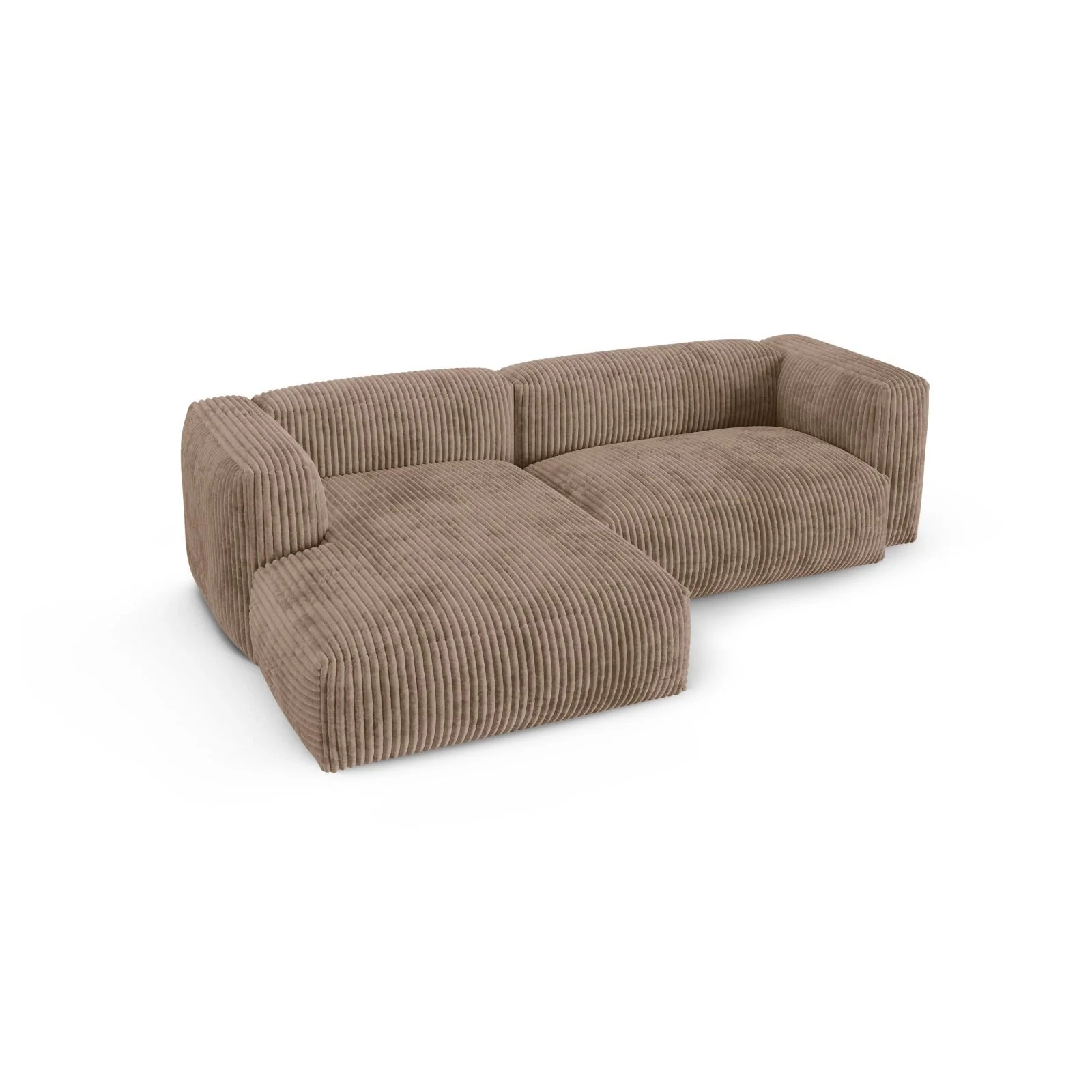 Martina modulares Ecksofa, Linke Seite, Sitztiefe 90 cm, aus Samt, Cord, Boucle oder Strukturstoff, 280x176 cm - Image 88