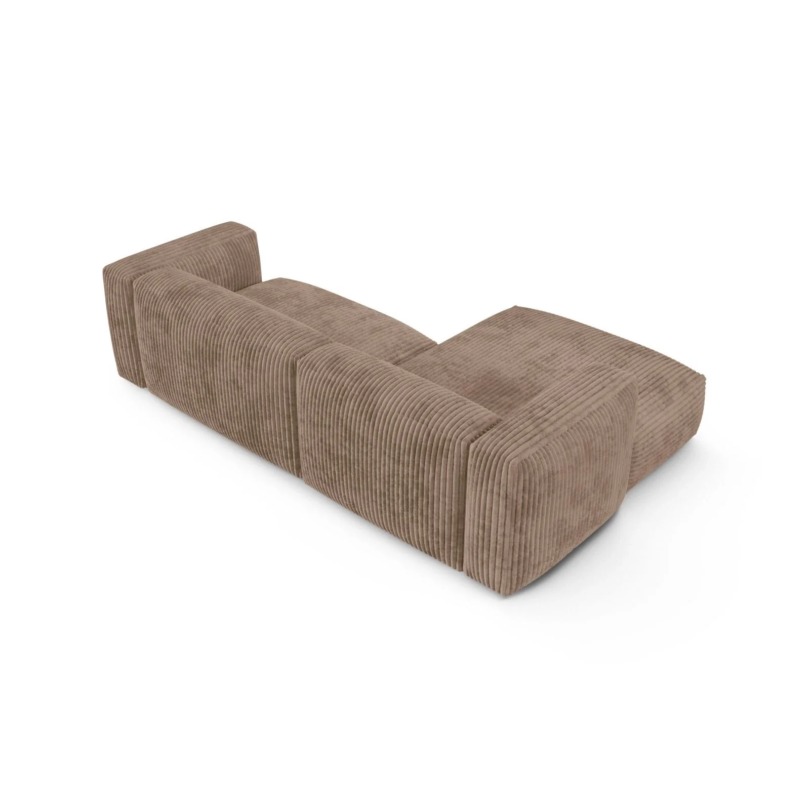 Martina modulares Ecksofa, Linke Seite, Sitztiefe 90 cm, aus Samt, Cord, Boucle oder Strukturstoff, 280x176 cm - Image 89