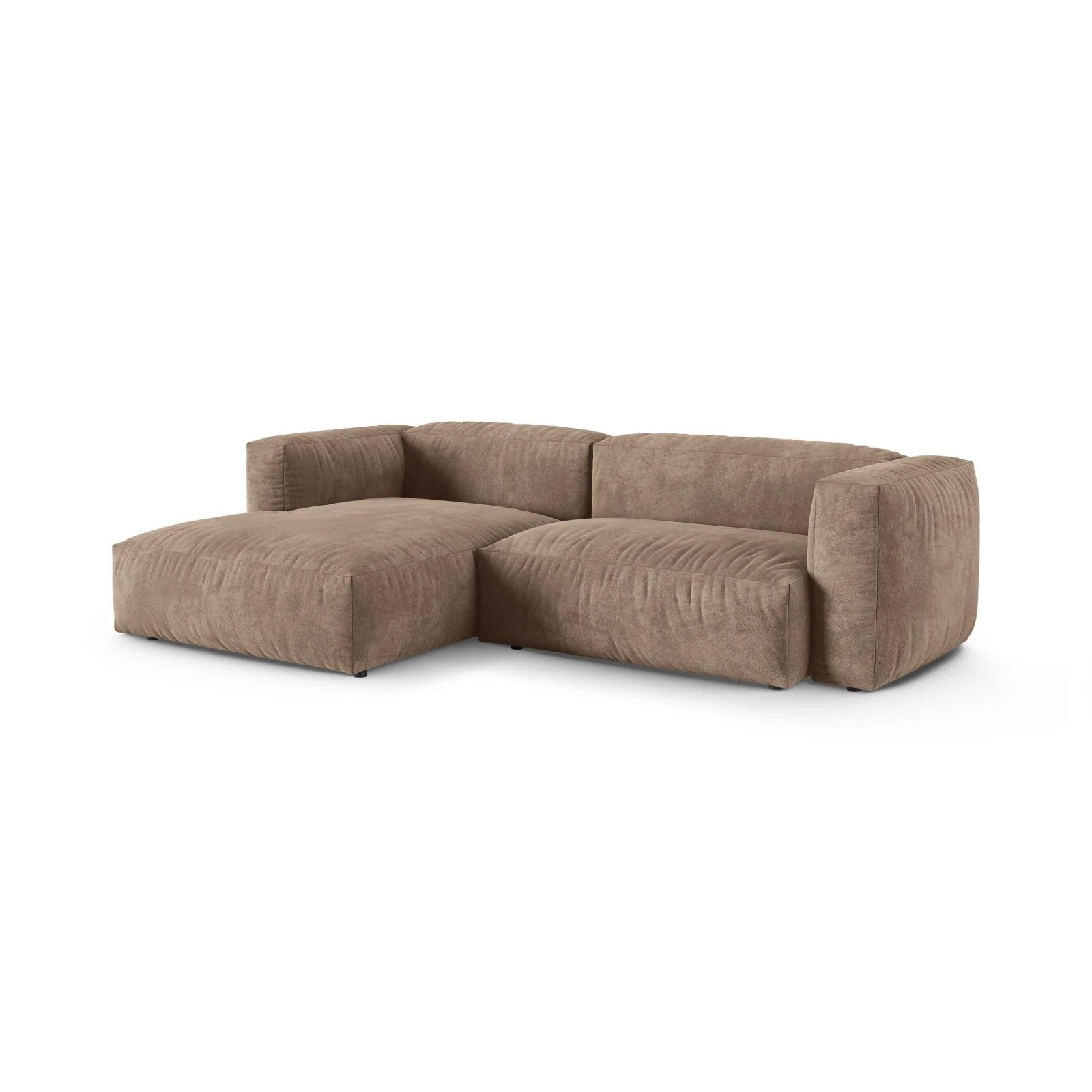 Martina modulares Ecksofa, Linke Seite, Sitztiefe 90 cm, aus Samt, Cord, Boucle oder Strukturstoff, 280x176 cm - Image 9