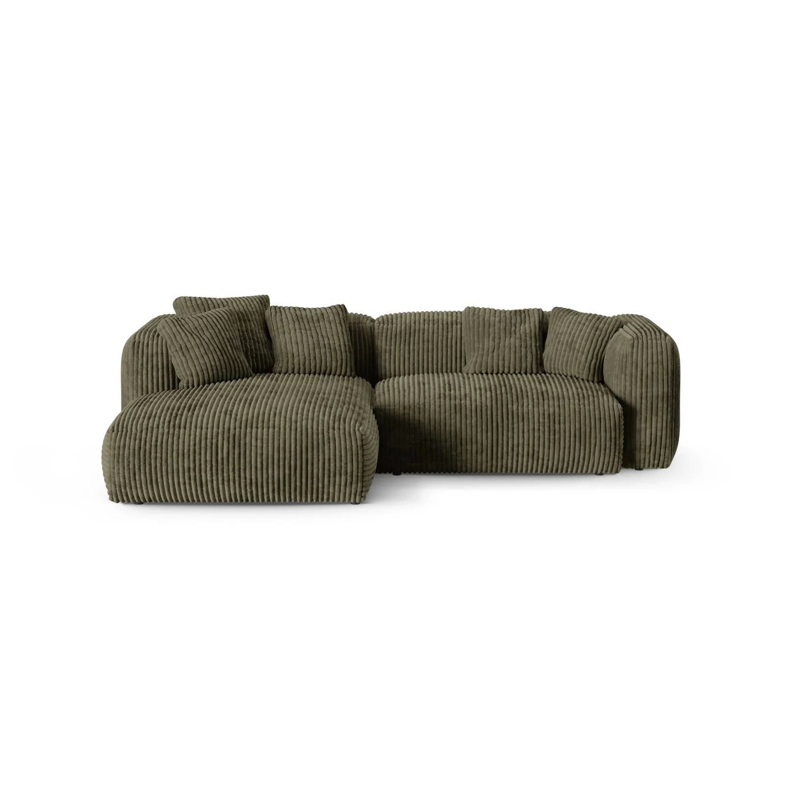 Martina modulares Ecksofa, Linke Seite, Sitztiefe 90 cm, aus Samt, Cord, Boucle oder Strukturstoff, 280x176 cm - Image 91