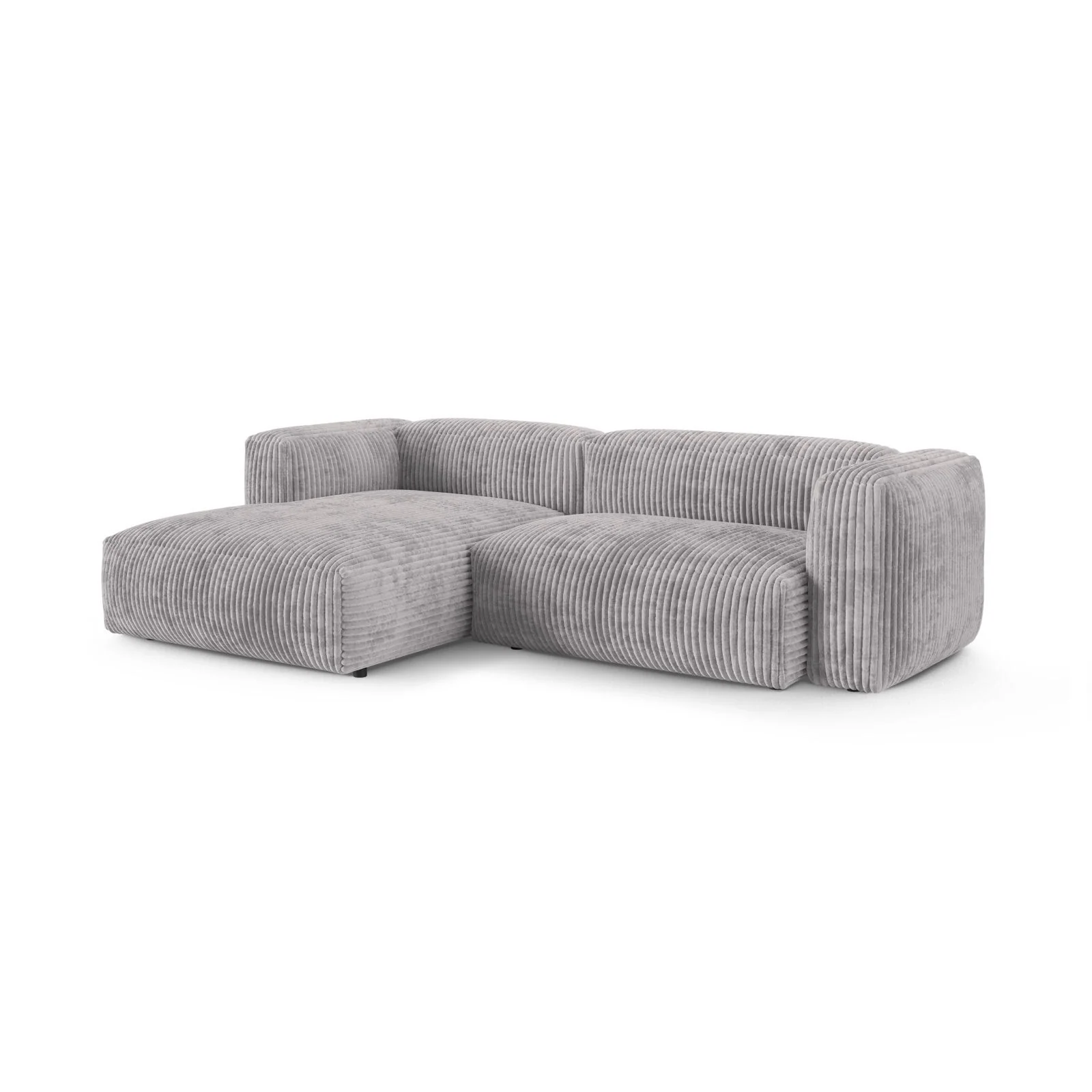 Martina modulares Ecksofa, Linke Seite, Sitztiefe 90 cm, aus Samt, Cord, Boucle oder Strukturstoff, 280x176 cm - Image 99