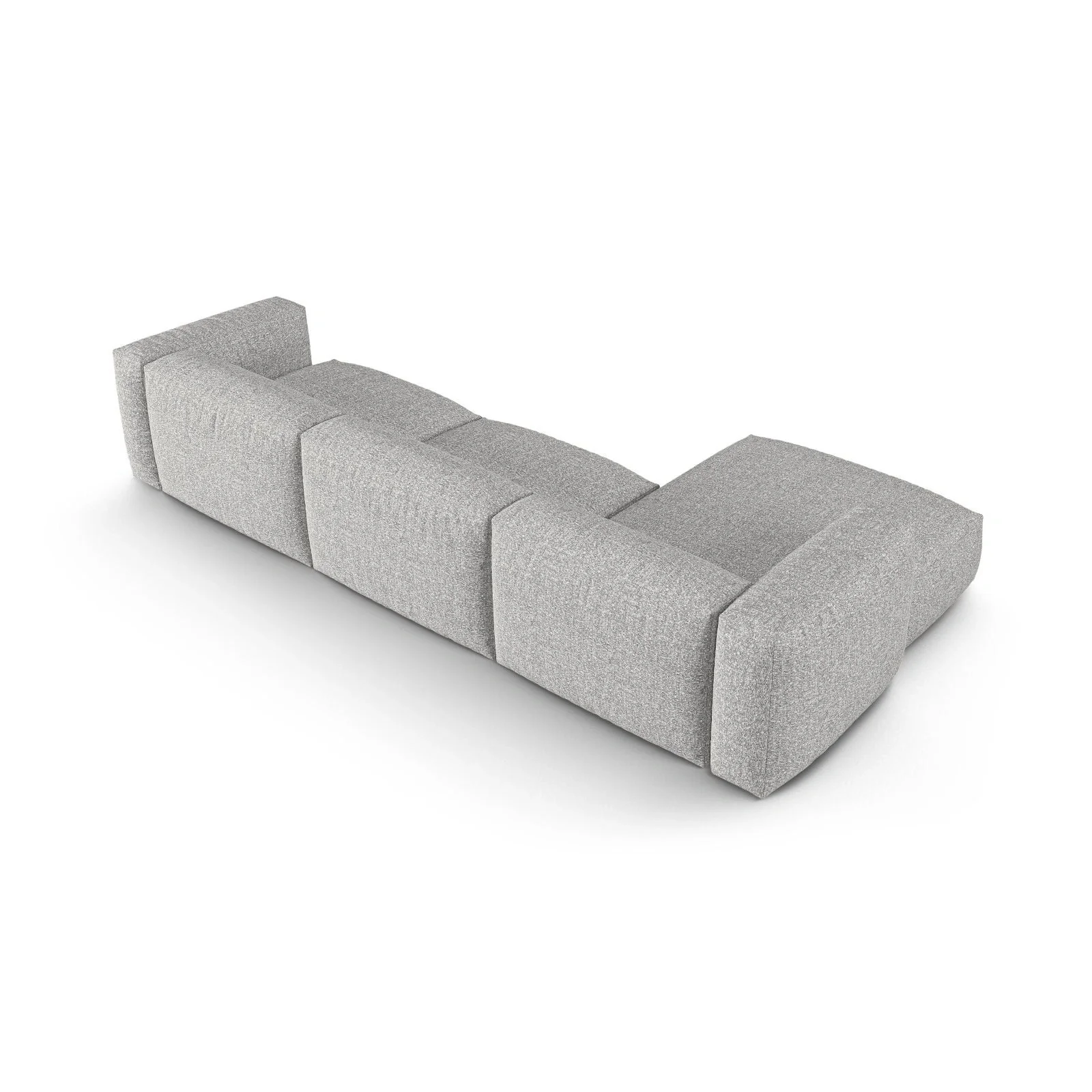 Martina modulares Ecksofa, Linke Seite, Sitztiefe 90 cm, aus Samt, Cord, Boucle oder Strukturstoff, 330x176 cm - Image 119