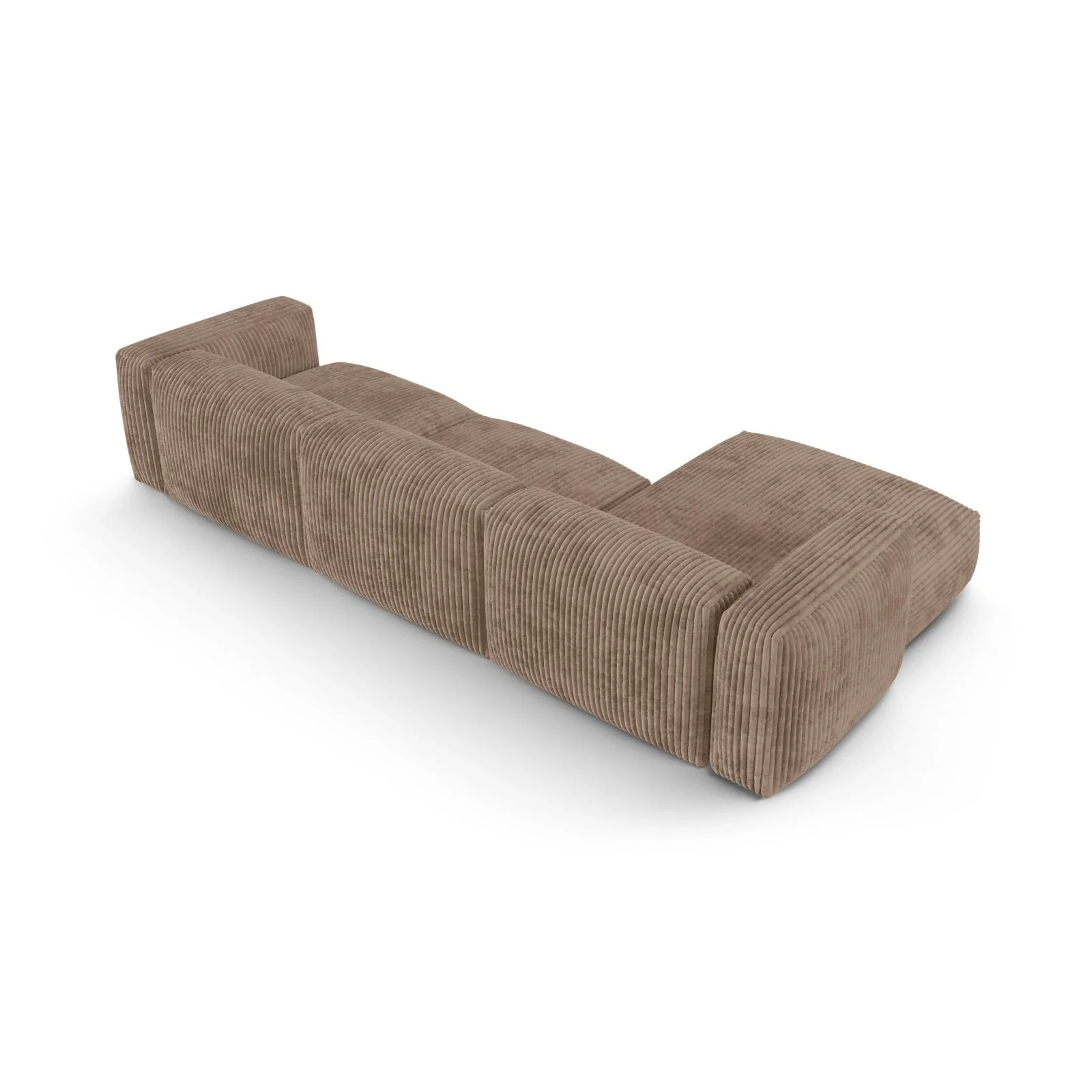 Martina modulares Ecksofa, Linke Seite, Sitztiefe 90 cm, aus Samt, Cord, Boucle oder Strukturstoff, 330x176 cm - Image 89