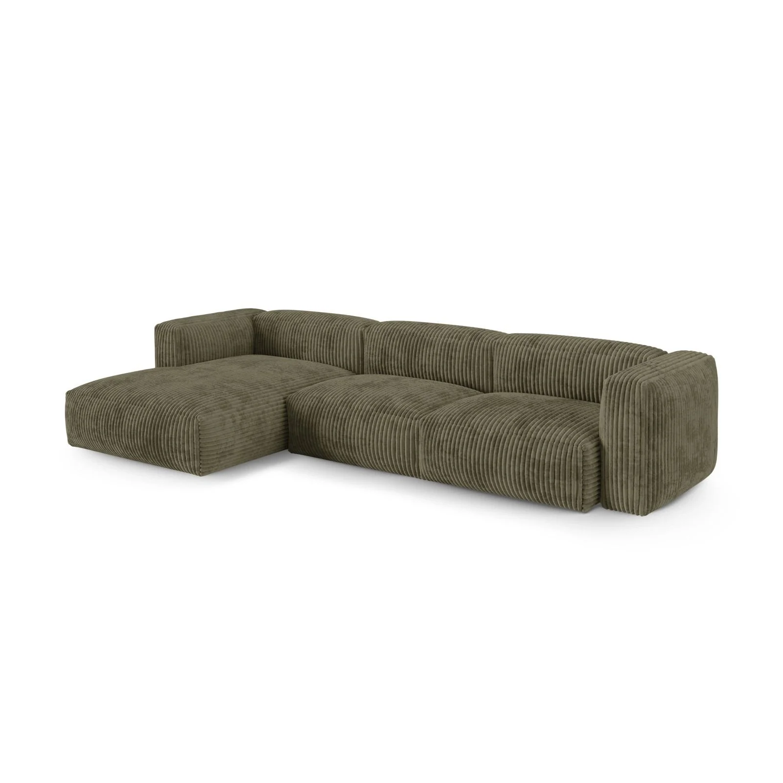 Martina modulares Ecksofa, Linke Seite, Sitztiefe 90 cm, aus Samt, Cord, Boucle oder Strukturstoff, 330x176 cm - Image 93