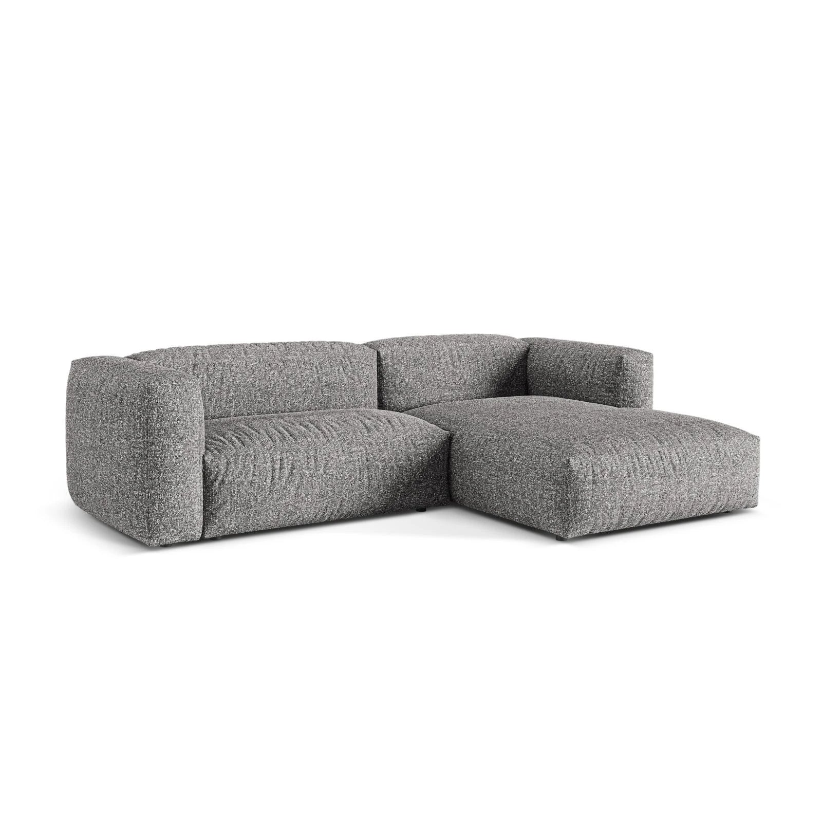 Martina modulares Ecksofa, Rechte Seite, Sitztiefe 76 cm, aus Samt, Cord, Boucle oder Strukturstoff, 280x176 cm - Image 129