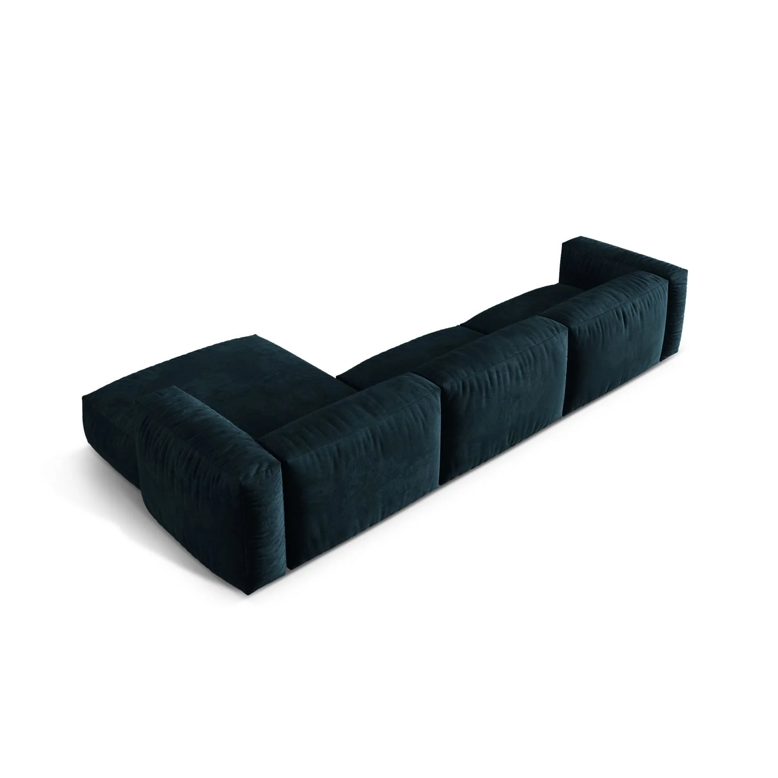 Martina modulares Ecksofa, Rechte Seite, Sitztiefe 76 cm, aus Samt, Cord, Boucle oder Strukturstoff, 330x176 cm - Image 29