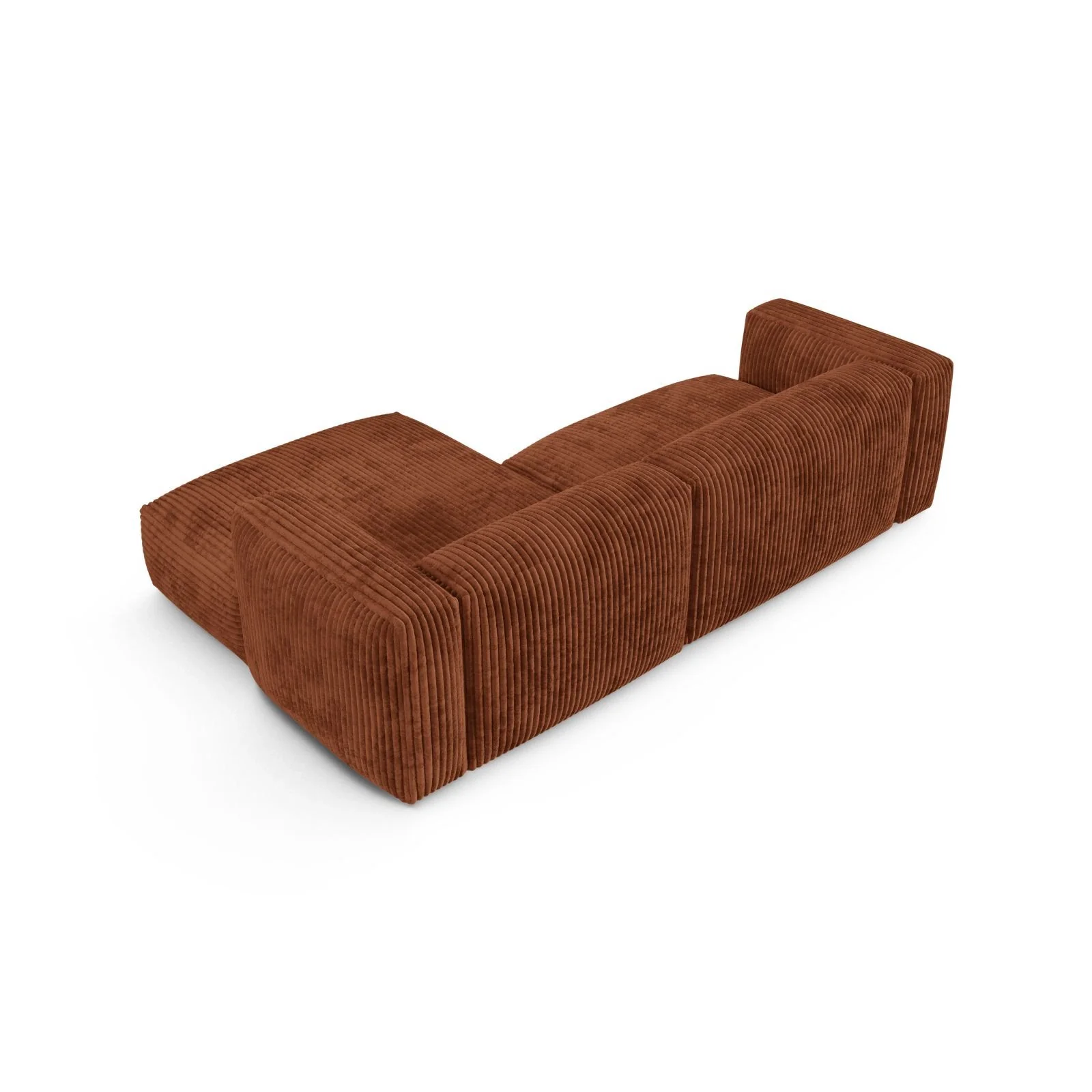 Martina modulares Ecksofa, Rechte Seite, Sitztiefe 90 cm, aus Samt, Cord, Boucle oder Strukturstoff, 280x176 cm - Image 107