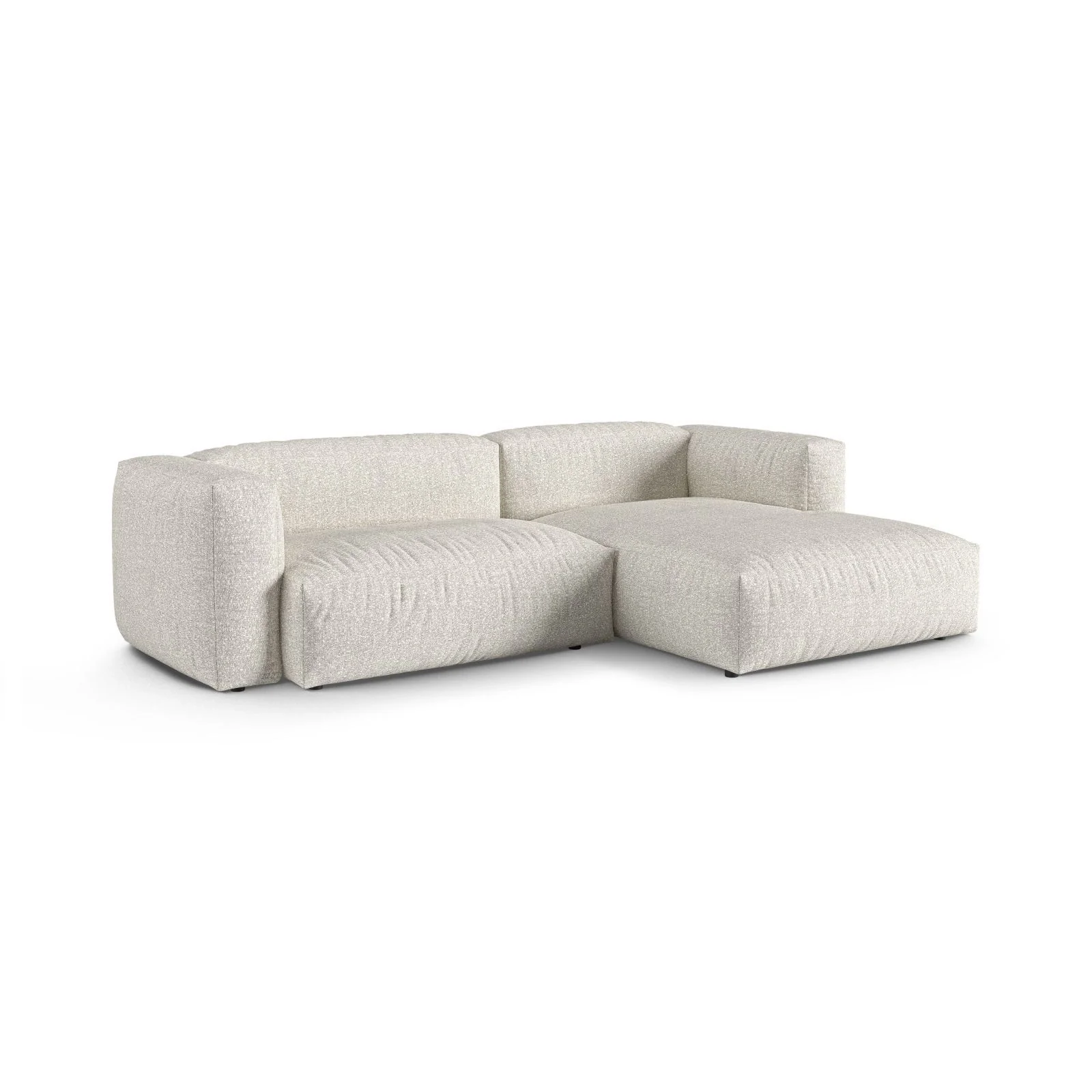 Martina modulares Ecksofa, Rechte Seite, Sitztiefe 90 cm, aus Samt, Cord, Boucle oder Strukturstoff, 280x176 cm - Image 111
