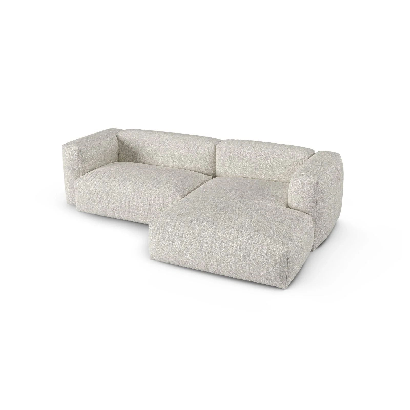 Martina modulares Ecksofa, Rechte Seite, Sitztiefe 90 cm, aus Samt, Cord, Boucle oder Strukturstoff, 280x176 cm - Image 112