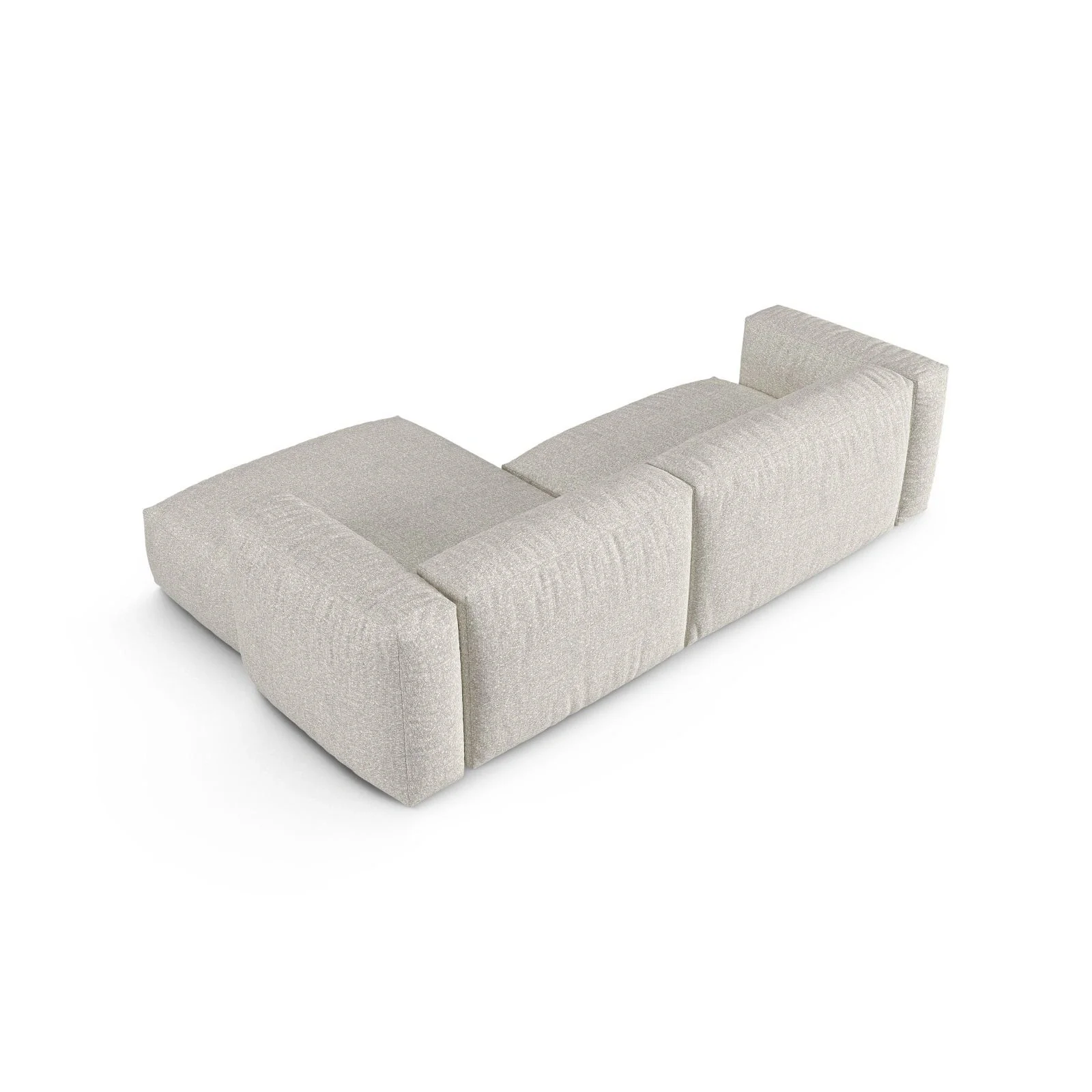 Martina modulares Ecksofa, Rechte Seite, Sitztiefe 90 cm, aus Samt, Cord, Boucle oder Strukturstoff, 280x176 cm - Image 113