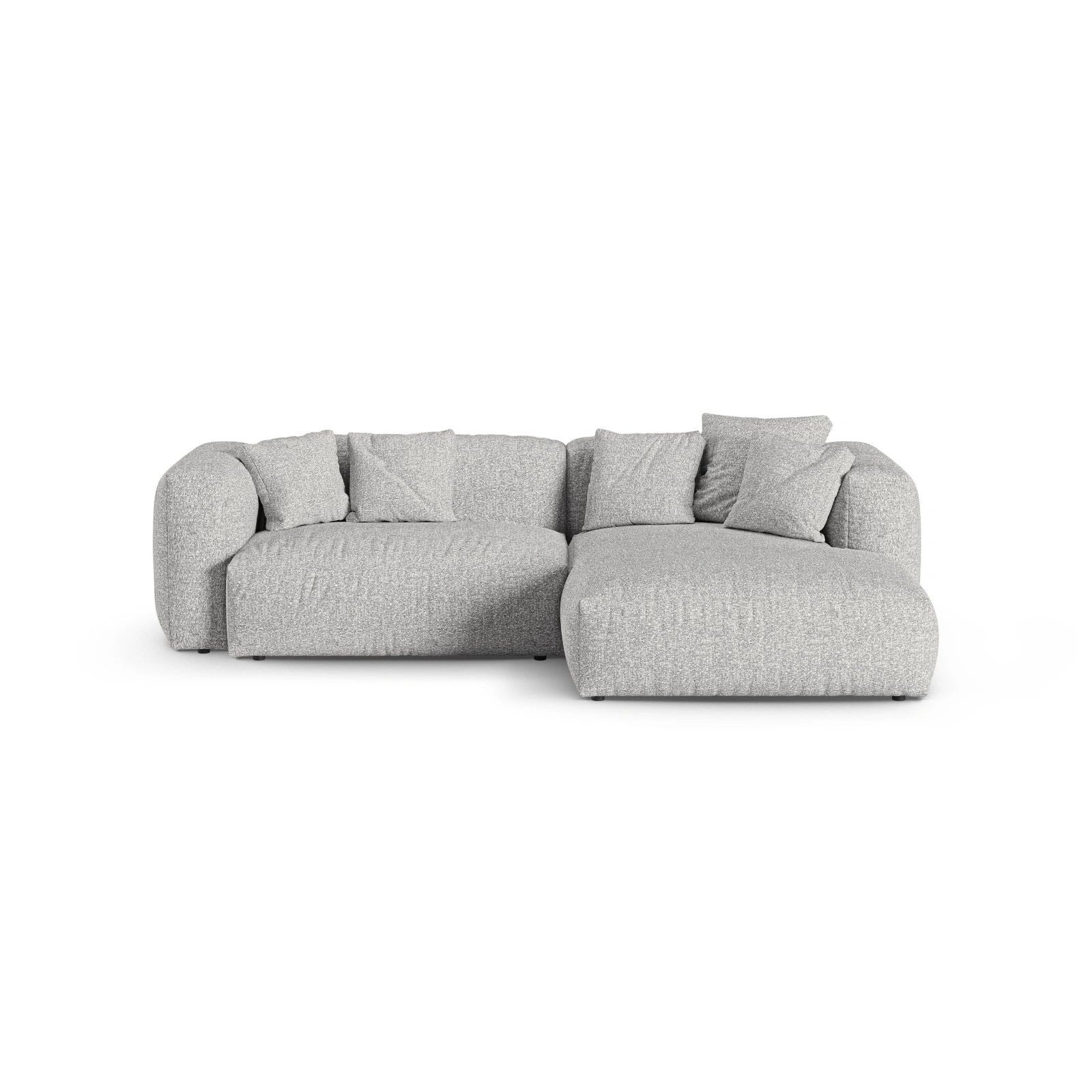 Martina modulares Ecksofa, Rechte Seite, Sitztiefe 90 cm, aus Samt, Cord, Boucle oder Strukturstoff, 280x176 cm - Image 115