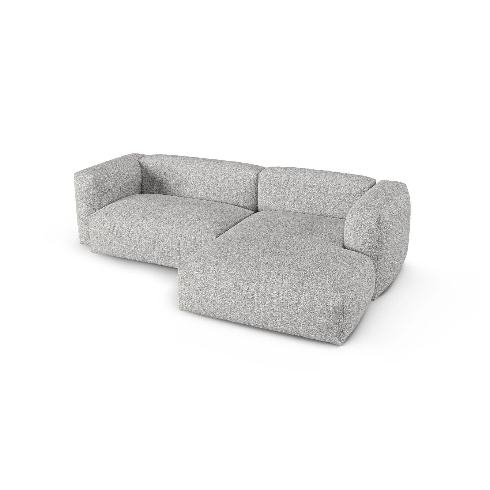 Martina modulares Ecksofa, Rechte Seite, Sitztiefe 90 cm, aus Samt, Cord, Boucle oder Strukturstoff, 280x176 cm - Image 118