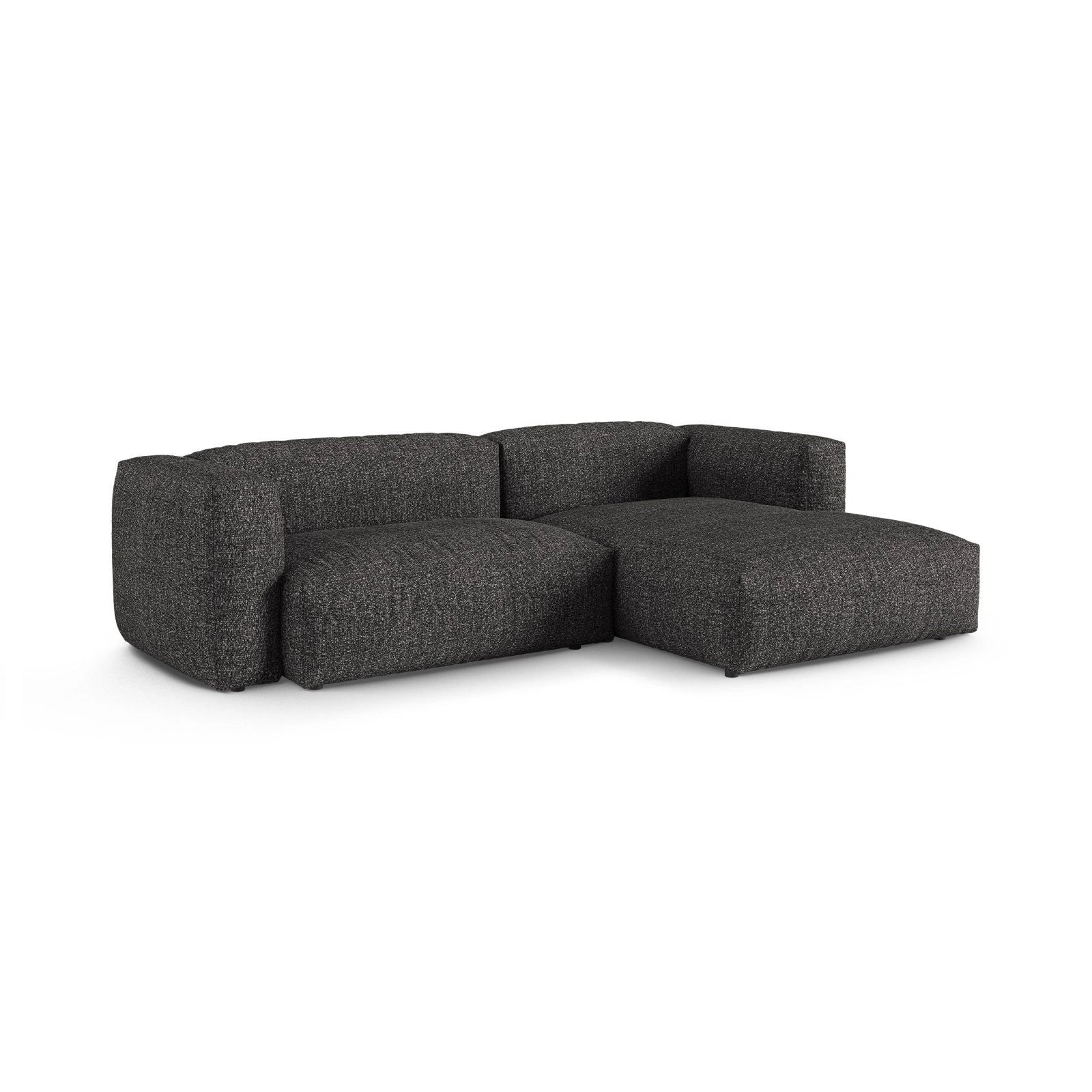 Martina modulares Ecksofa, Rechte Seite, Sitztiefe 90 cm, aus Samt, Cord, Boucle oder Strukturstoff, 280x176 cm - Image 123