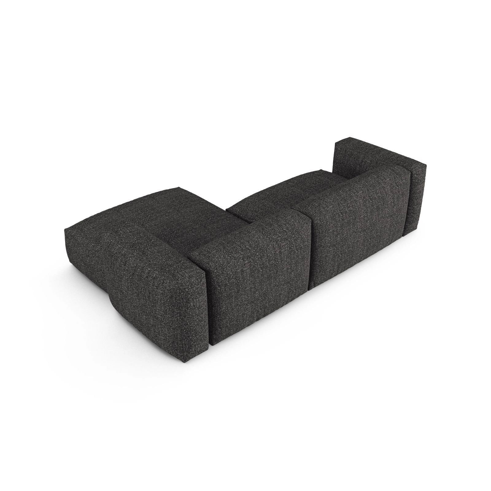 Martina modulares Ecksofa, Rechte Seite, Sitztiefe 90 cm, aus Samt, Cord, Boucle oder Strukturstoff, 280x176 cm - Image 125