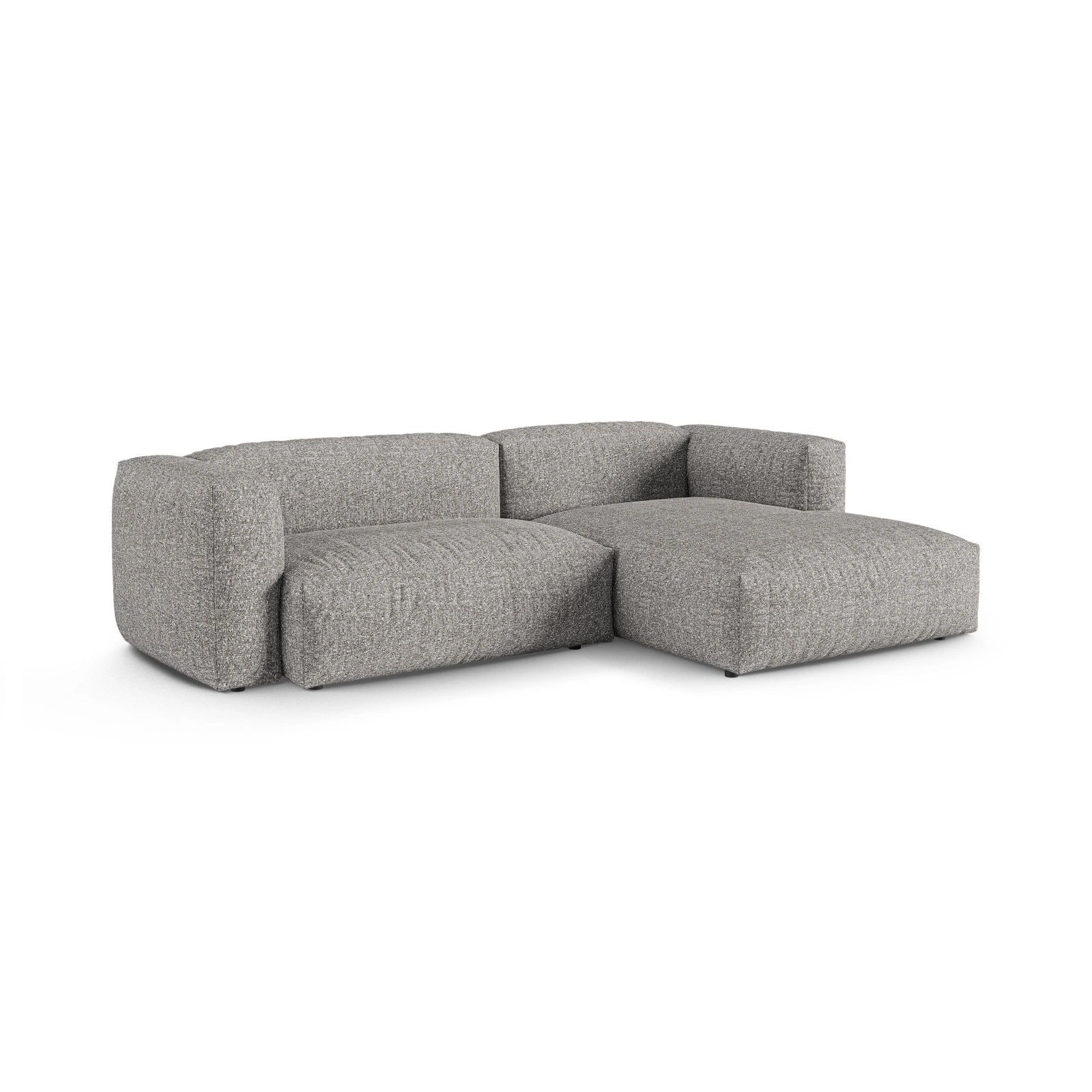 Martina modulares Ecksofa, Rechte Seite, Sitztiefe 90 cm, aus Samt, Cord, Boucle oder Strukturstoff, 280x176 cm - Image 129