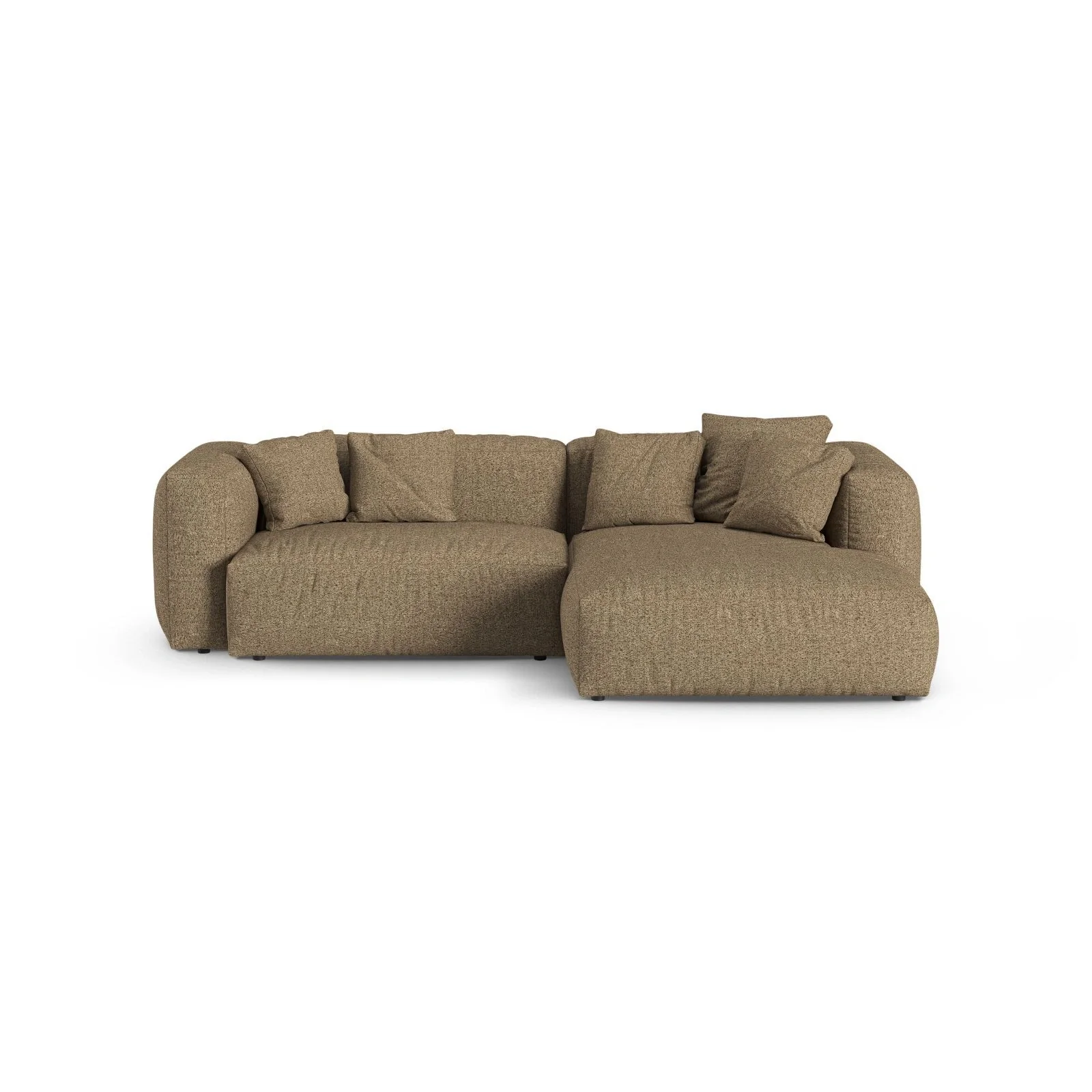 Martina modulares Ecksofa, Rechte Seite, Sitztiefe 90 cm, aus Samt, Cord, Boucle oder Strukturstoff, 280x176 cm - Image 145