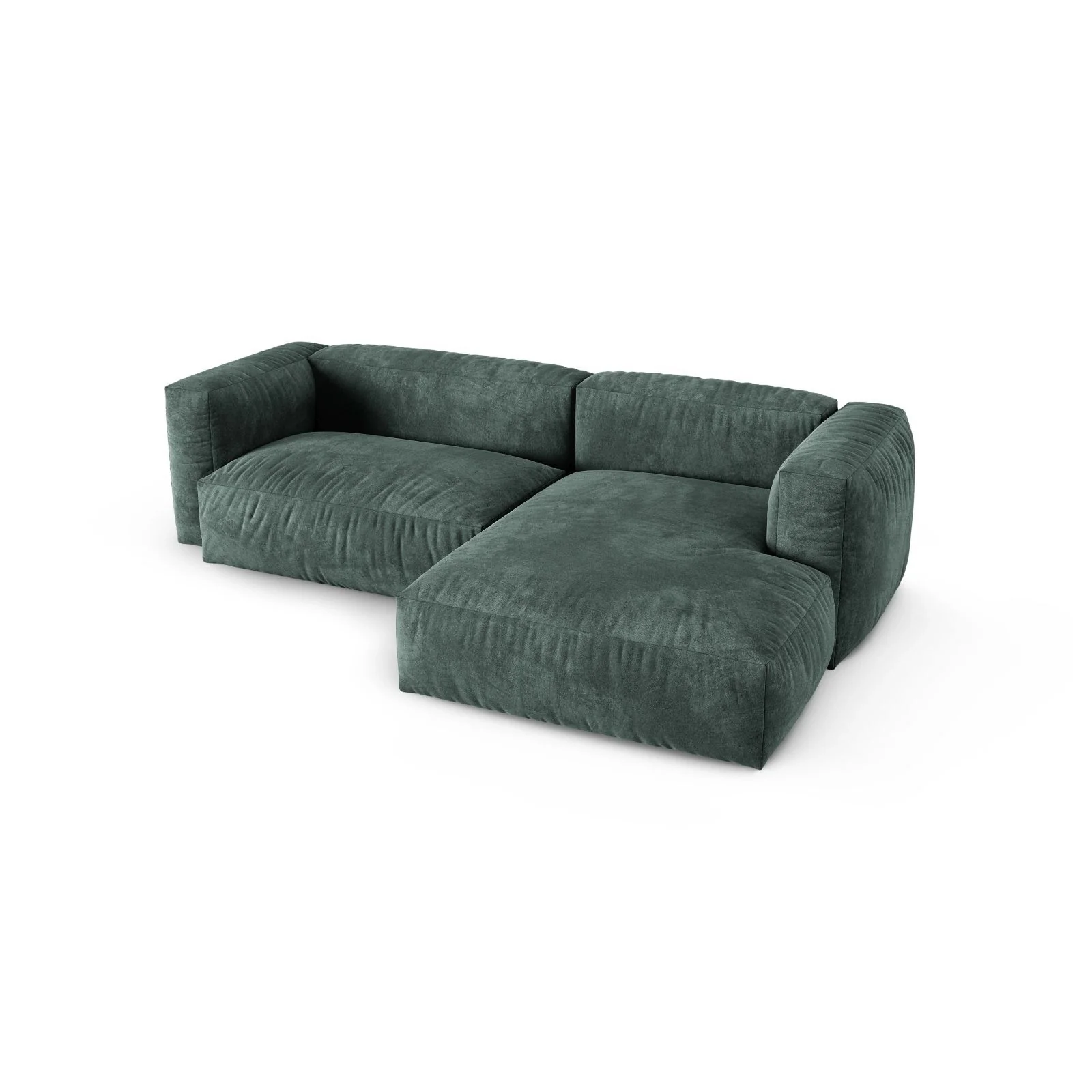 Martina modulares Ecksofa, Rechte Seite, Sitztiefe 90 cm, aus Samt, Cord, Boucle oder Strukturstoff, 280x176 cm - Image 22