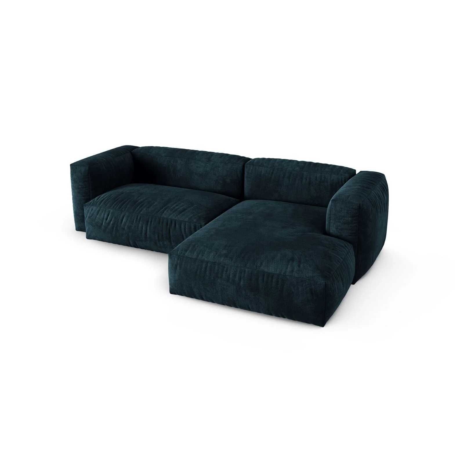 Martina modulares Ecksofa, Rechte Seite, Sitztiefe 90 cm, aus Samt, Cord, Boucle oder Strukturstoff, 280x176 cm - Image 28