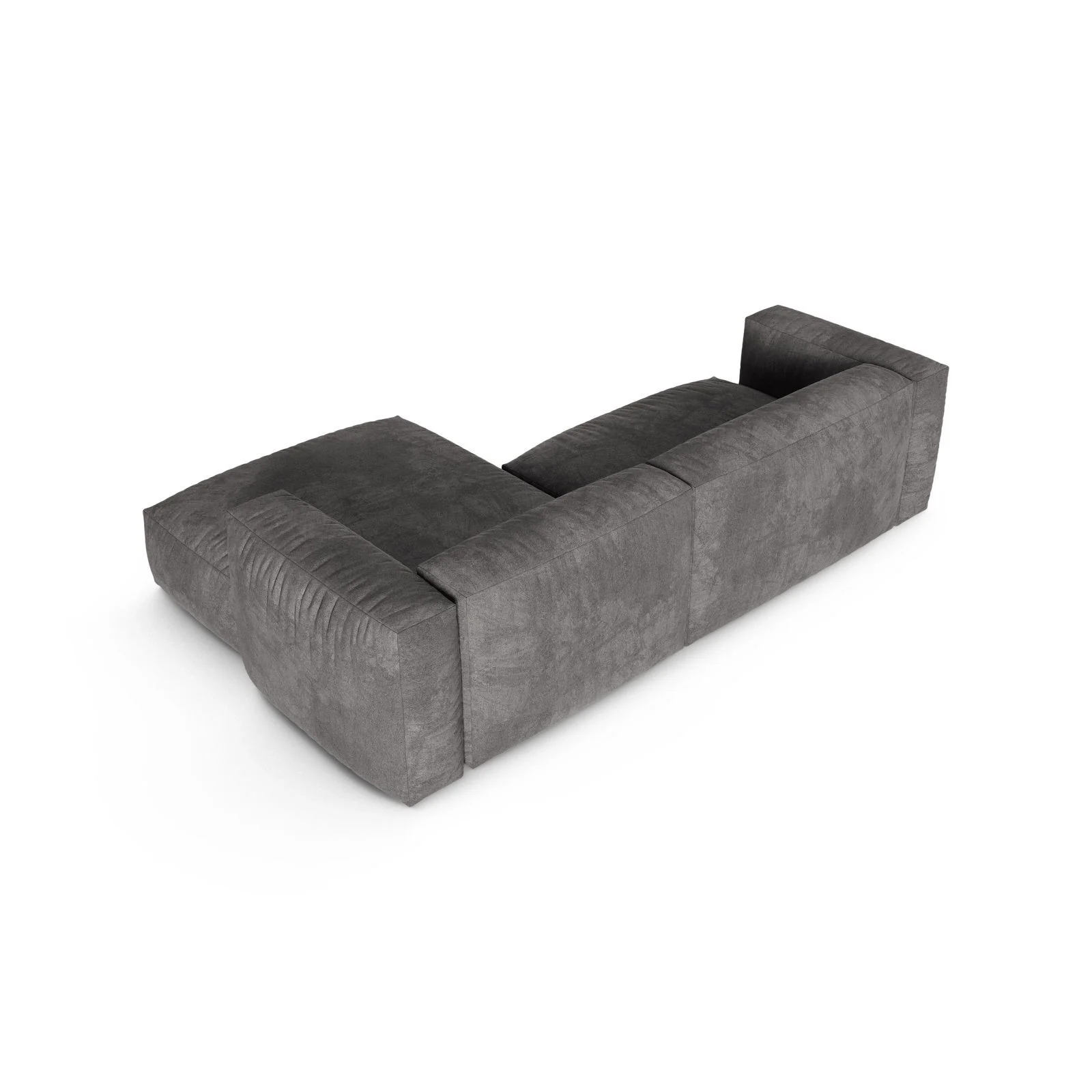 Martina modulares Ecksofa, Rechte Seite, Sitztiefe 90 cm, aus Samt, Cord, Boucle oder Strukturstoff, 280x176 cm - Image 35
