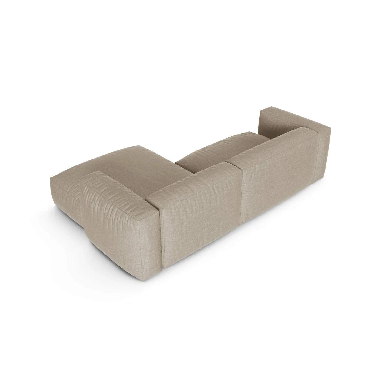 Martina modulares Ecksofa, Rechte Seite, Sitztiefe 90 cm, aus Samt, Cord, Boucle oder Strukturstoff, 280x176 cm - Image 41
