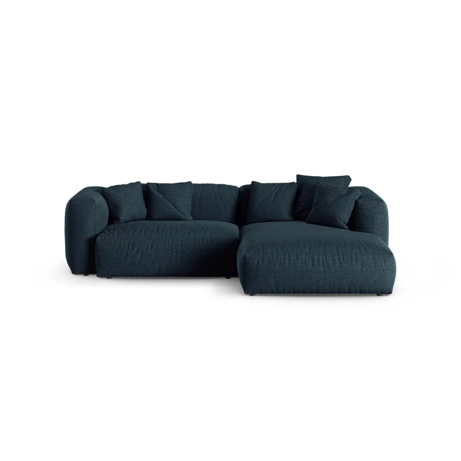 Martina modulares Ecksofa, Rechte Seite, Sitztiefe 90 cm, aus Samt, Cord, Boucle oder Strukturstoff, 280x176 cm - Image 49