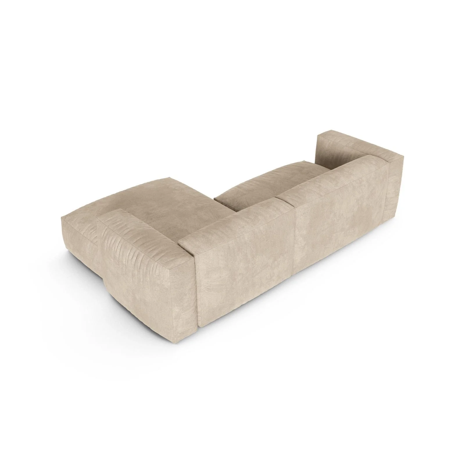 Martina modulares Ecksofa, Rechte Seite, Sitztiefe 90 cm, aus Samt, Cord, Boucle oder Strukturstoff, 280x176 cm - Image 5