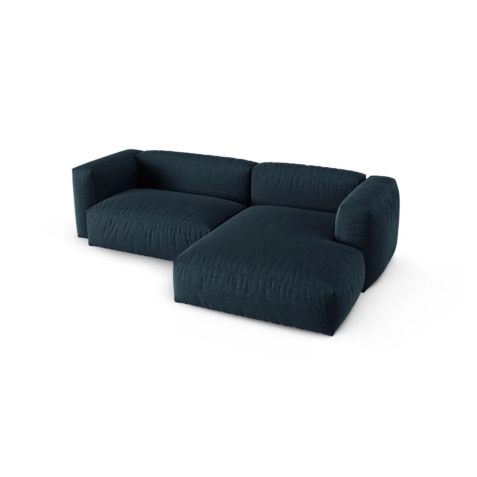 Martina modulares Ecksofa, Rechte Seite, Sitztiefe 90 cm, aus Samt, Cord, Boucle oder Strukturstoff, 280x176 cm - Image 52