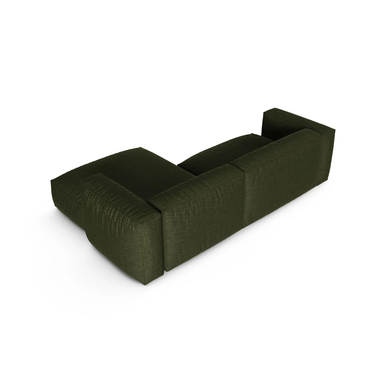 Martina modulares Ecksofa, Rechte Seite, Sitztiefe 90 cm, aus Samt, Cord, Boucle oder Strukturstoff, 280x176 cm - Image 71
