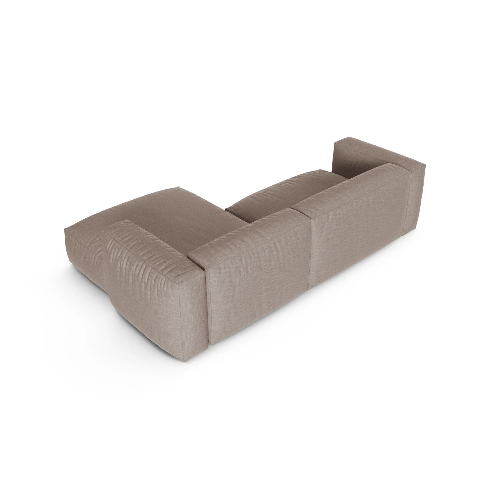 Martina modulares Ecksofa, Rechte Seite, Sitztiefe 90 cm, aus Samt, Cord, Boucle oder Strukturstoff, 280x176 cm - Image 77