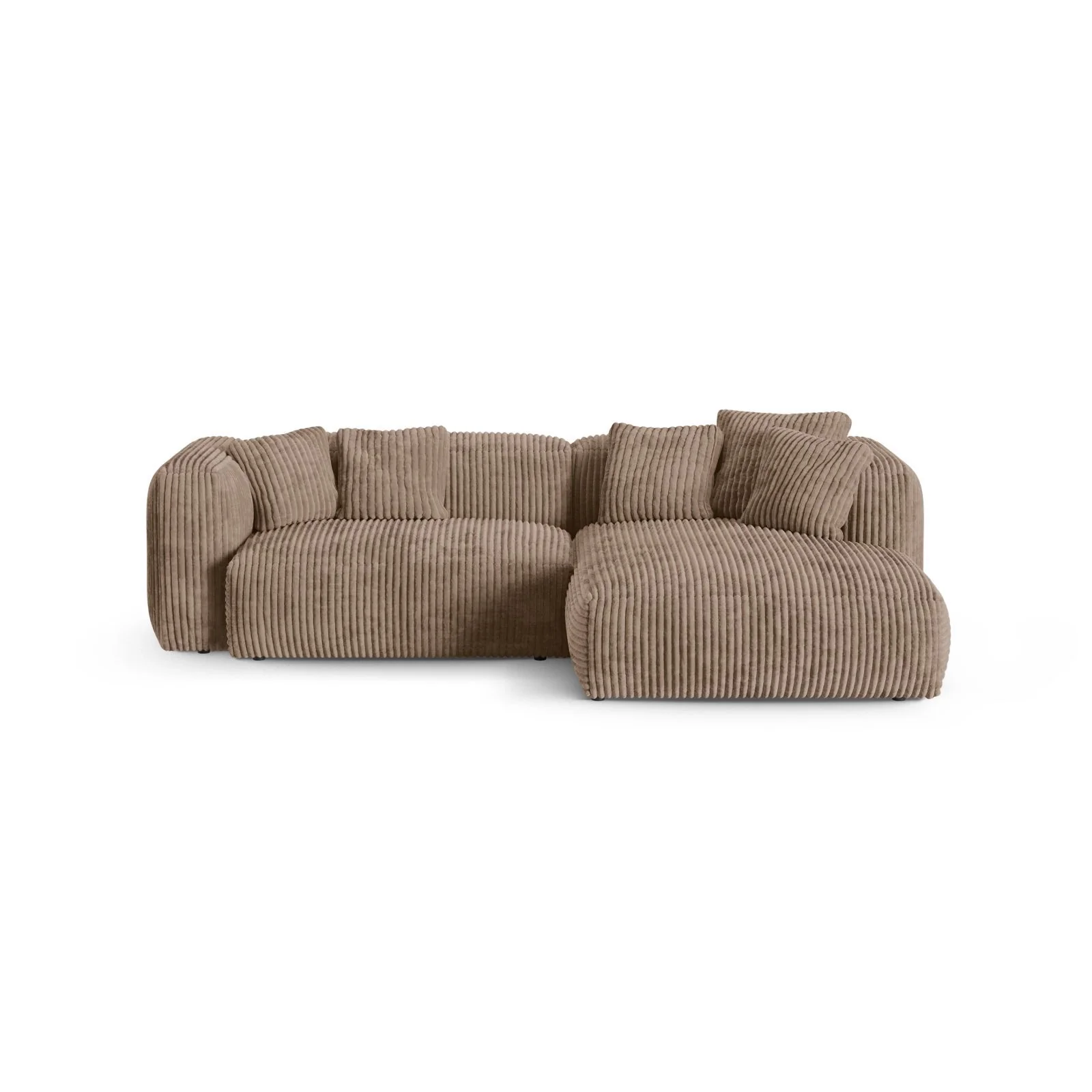 Martina modulares Ecksofa, Rechte Seite, Sitztiefe 90 cm, aus Samt, Cord, Boucle oder Strukturstoff, 280x176 cm - Image 85
