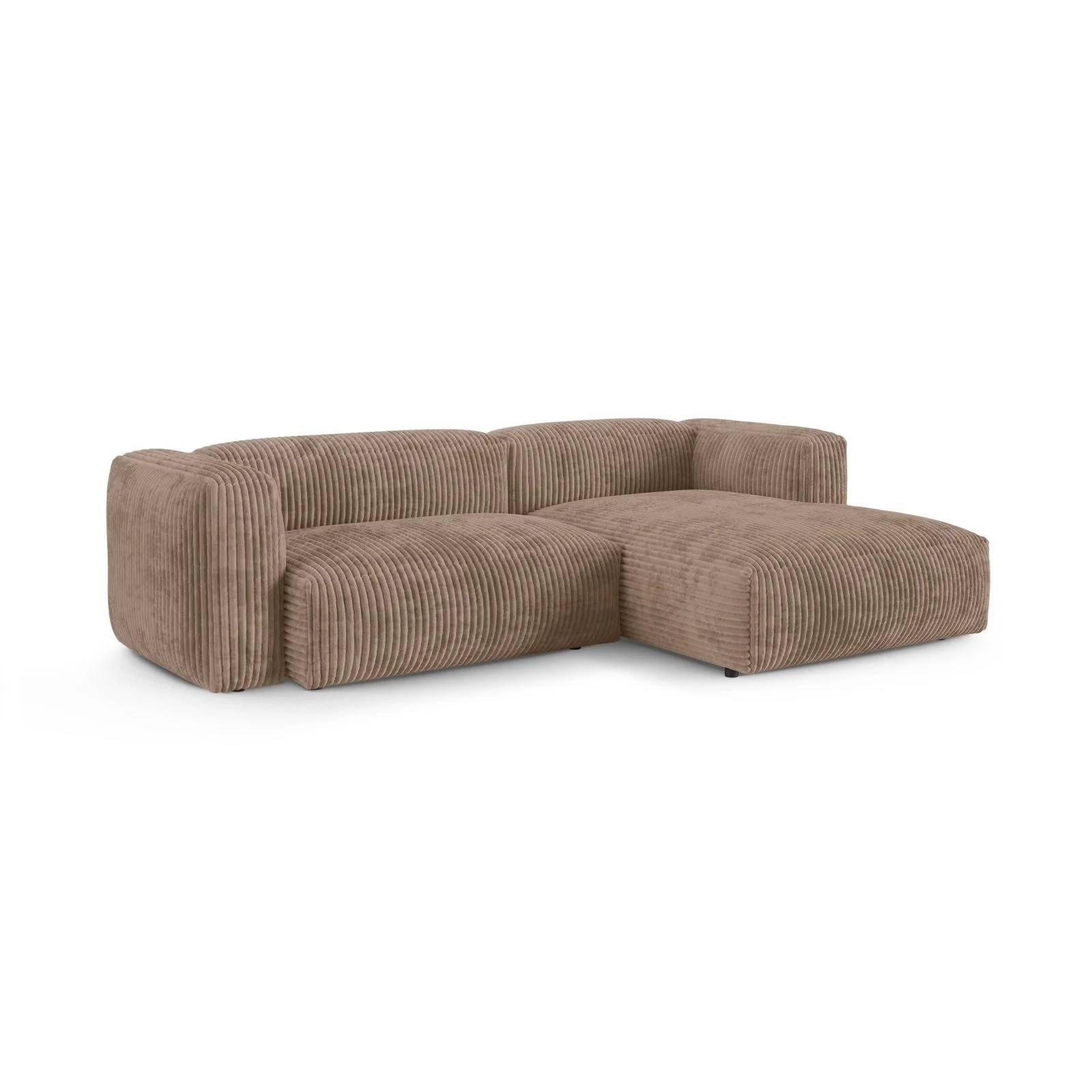 Martina modulares Ecksofa, Rechte Seite, Sitztiefe 90 cm, aus Samt, Cord, Boucle oder Strukturstoff, 280x176 cm - Image 87