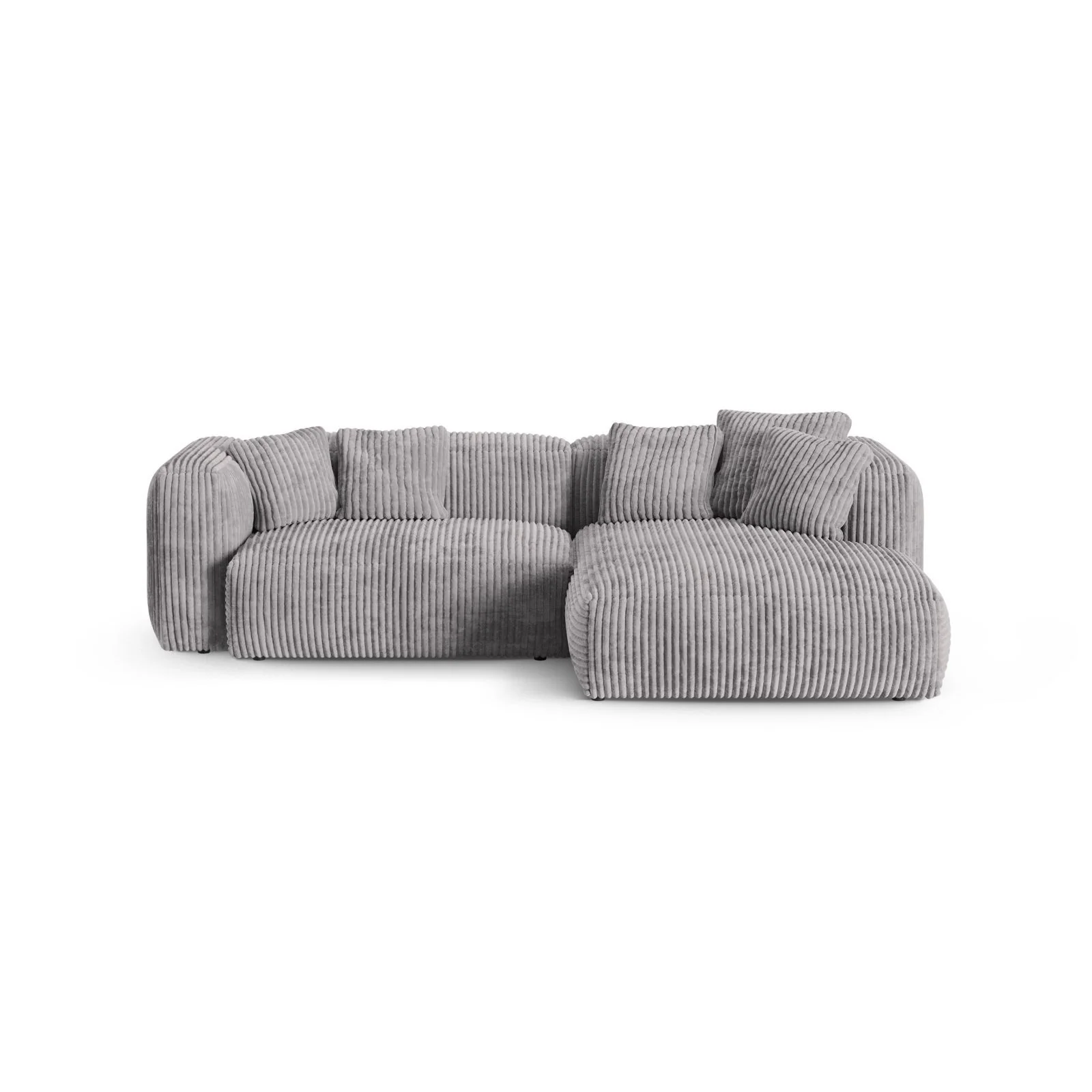 Martina modulares Ecksofa, Rechte Seite, Sitztiefe 90 cm, aus Samt, Cord, Boucle oder Strukturstoff, 280x176 cm - Image 97