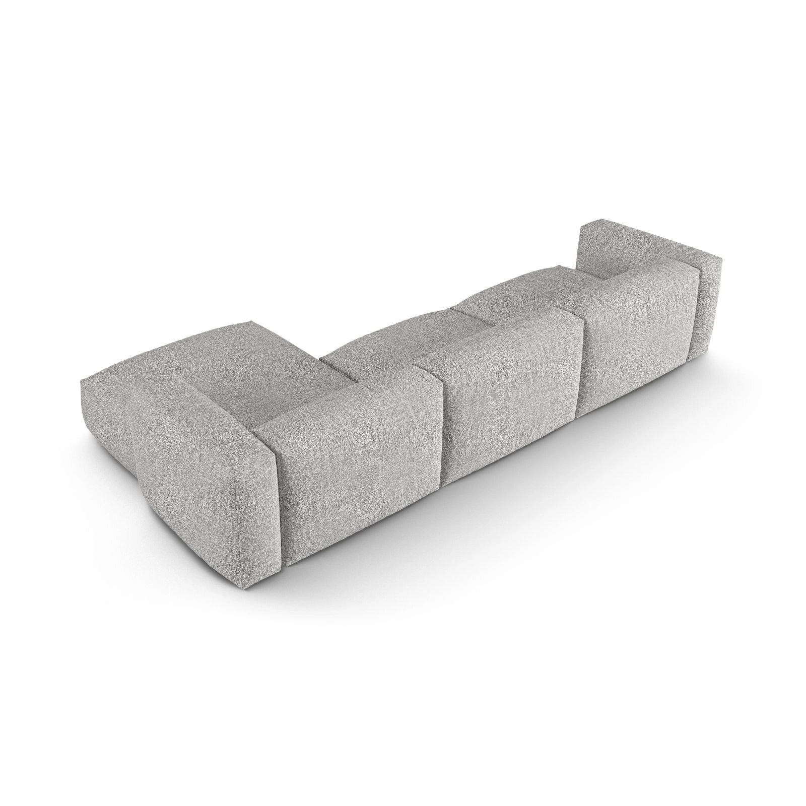 Martina modulares Ecksofa, Rechte Seite, Sitztiefe 90 cm, aus Samt, Cord, Boucle oder Strukturstoff, 330x176 cm - Image 119