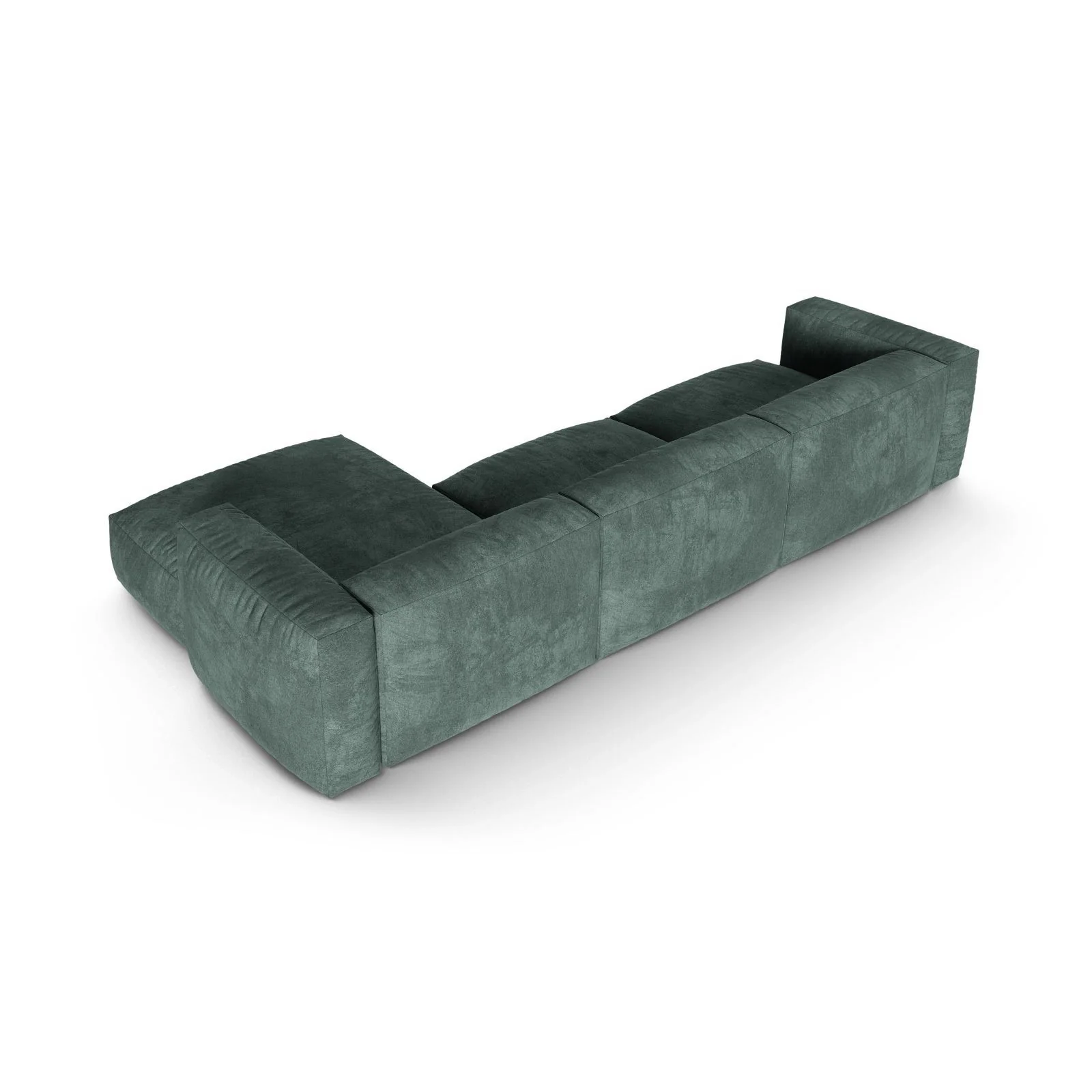 Martina modulares Ecksofa, Rechte Seite, Sitztiefe 90 cm, aus Samt, Cord, Boucle oder Strukturstoff, 330x176 cm - Image 23