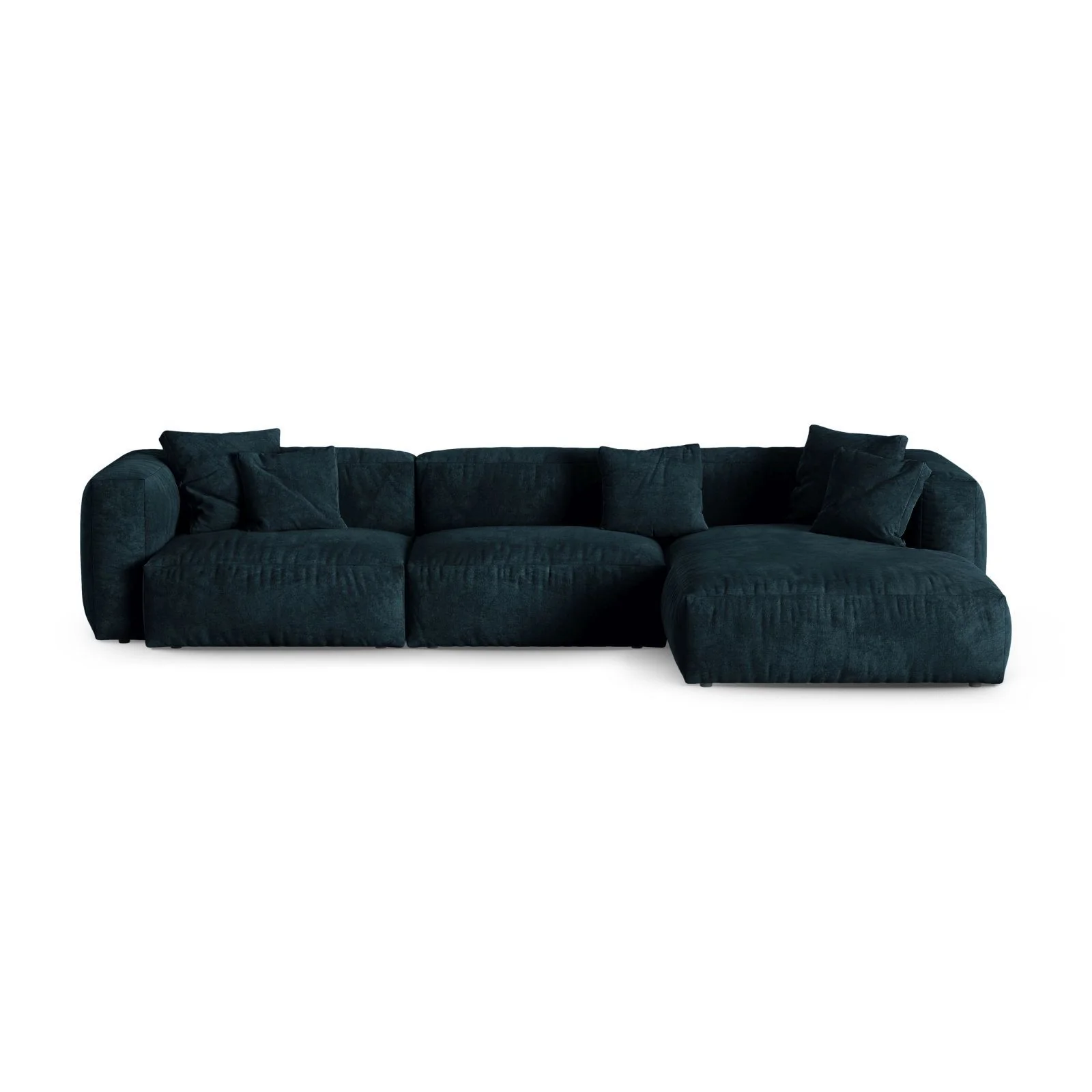 Martina modulares Ecksofa, Rechte Seite, Sitztiefe 90 cm, aus Samt, Cord, Boucle oder Strukturstoff, 330x176 cm - Image 25