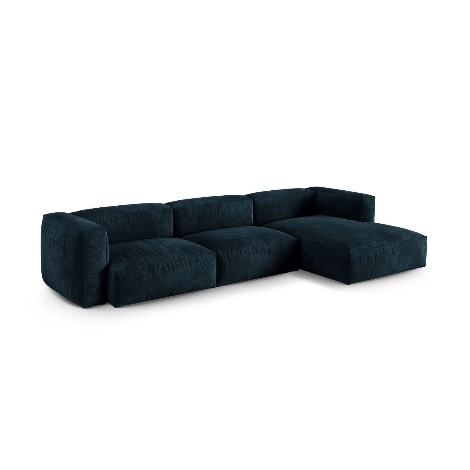 Martina modulares Ecksofa, Rechte Seite, Sitztiefe 90 cm, aus Samt, Cord, Boucle oder Strukturstoff, 330x176 cm - Image 27