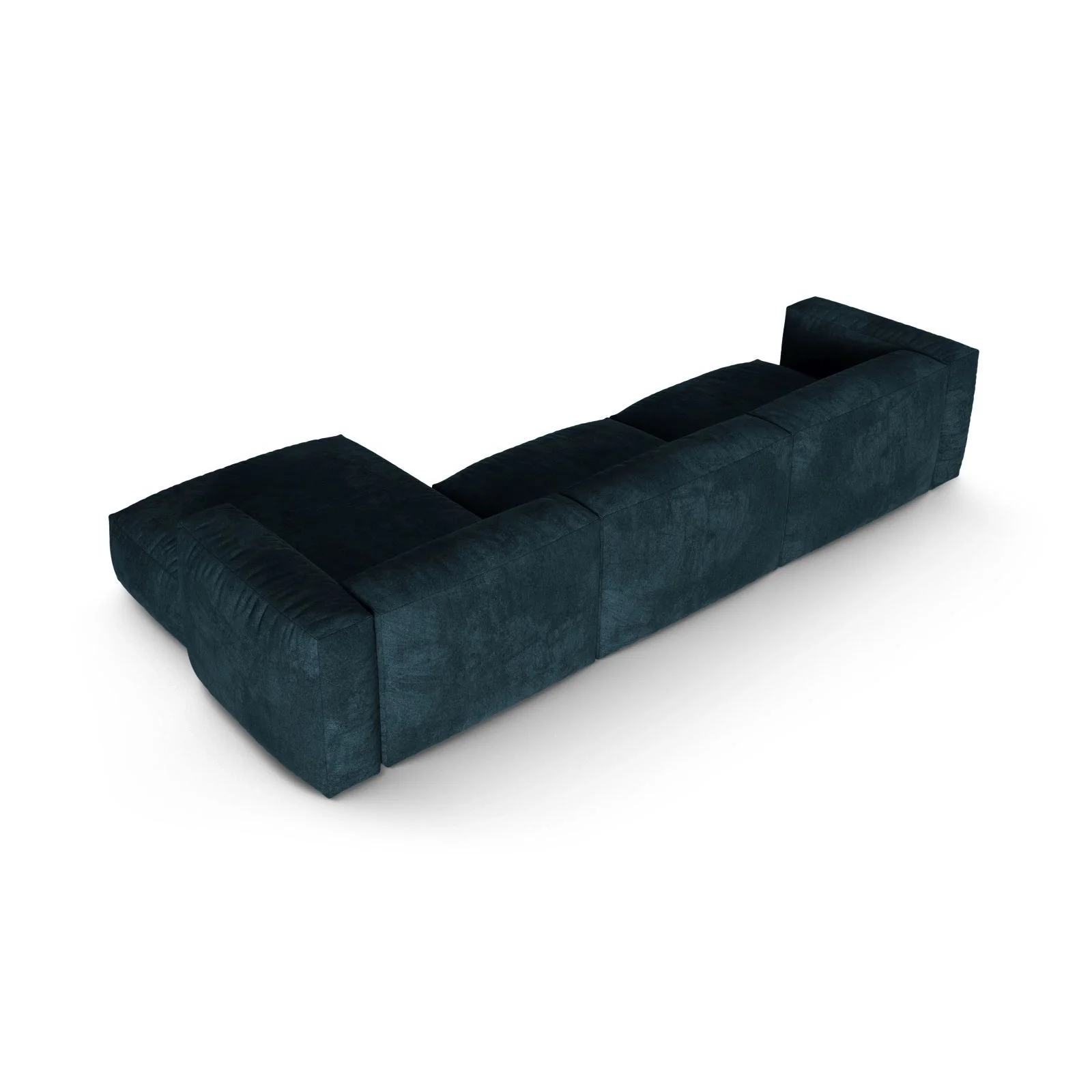 Martina modulares Ecksofa, Rechte Seite, Sitztiefe 90 cm, aus Samt, Cord, Boucle oder Strukturstoff, 330x176 cm - Image 29